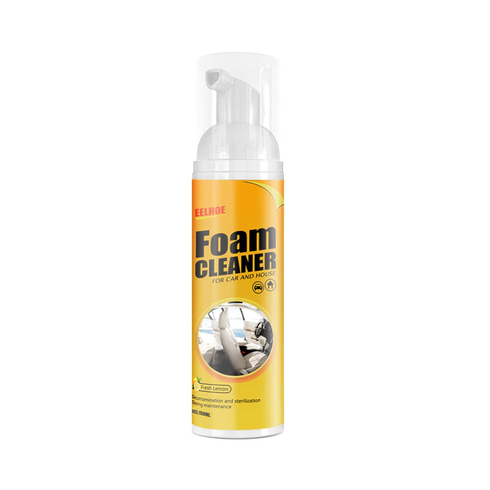 AEKE Multipurpose Foam Cleaner Spray - All-Purpose Household & Car Cleaner for Kitchen, Leather, Upholstery, Dashboard (150ML) | Perfect for Car Detailing, Home Cleaning & Stain Removal