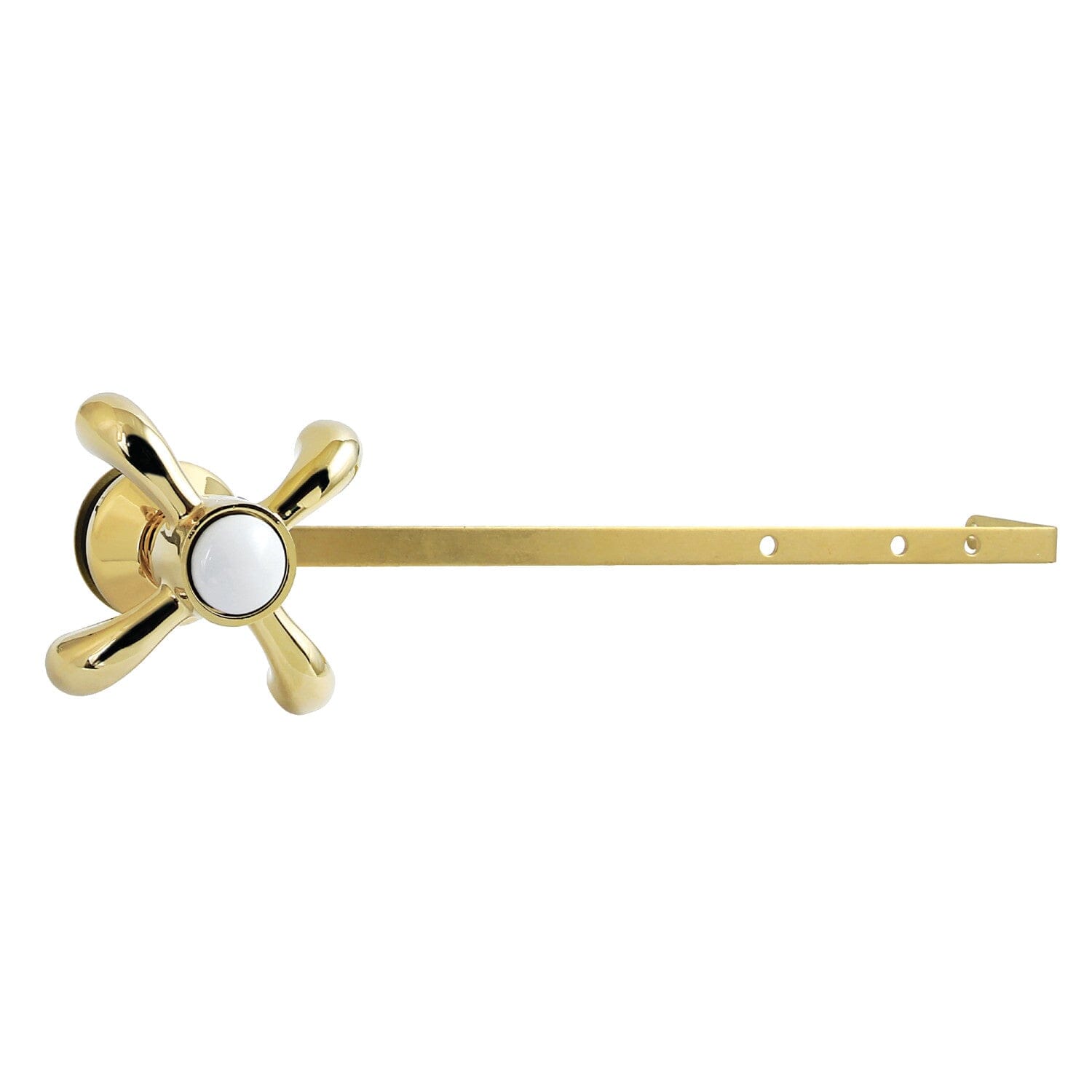 Universal Toilet Tank Lever - Front or Side Mount - French Country Style - Durable Brass Construction - Perfect for Bathroom Renovation & Vintage Home Decor