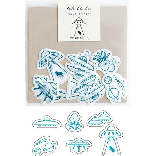 Ah La La Flake Stickers - Premium Decorative Stickers for Scrapbooking, Journals & DIY Crafts | EL COMMUN