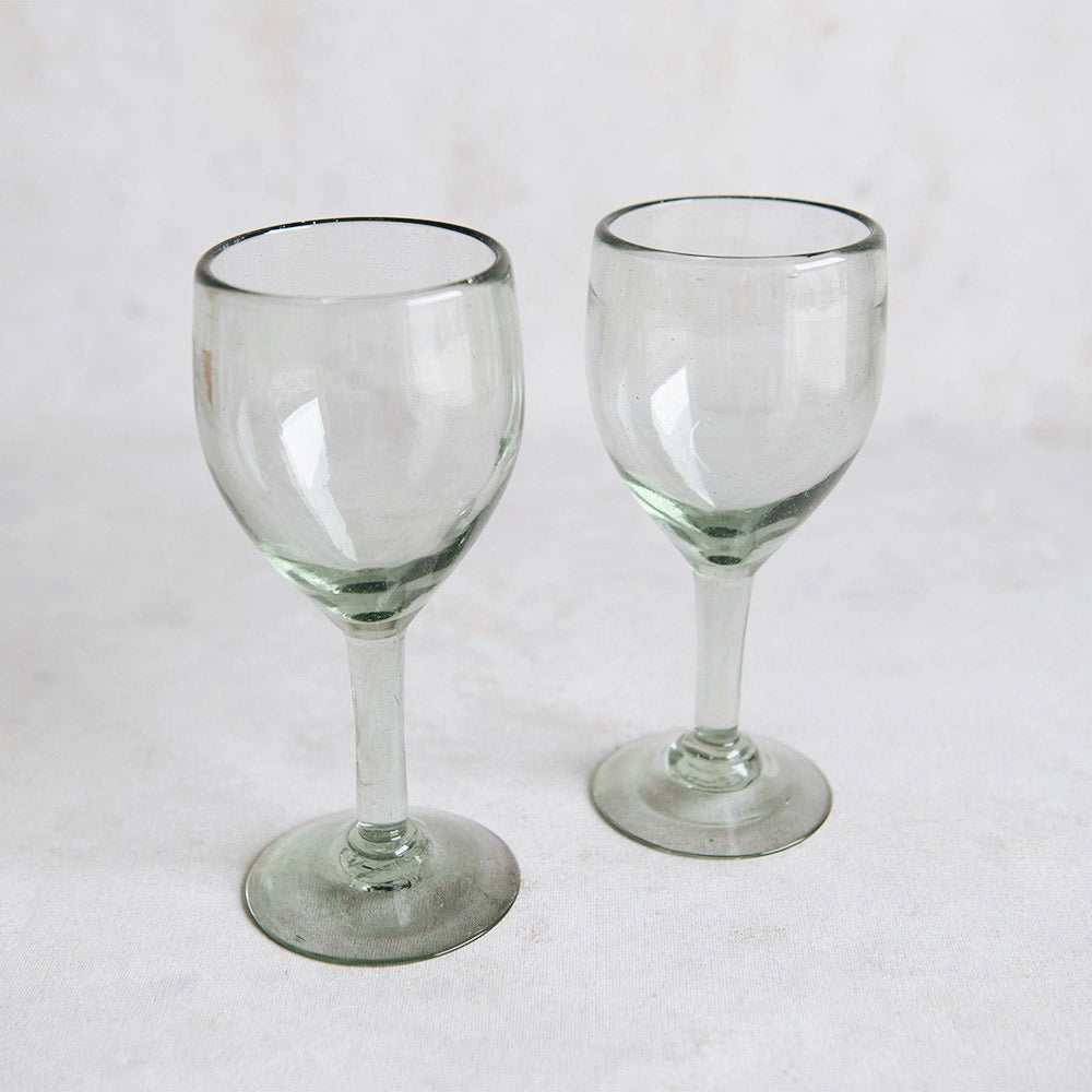 Handblown Wine Glass Set - Premium Crystal Clear Stemware for Red & White Wine - Elegant Glassware for Dinner Parties, Weddings & Special Occasions