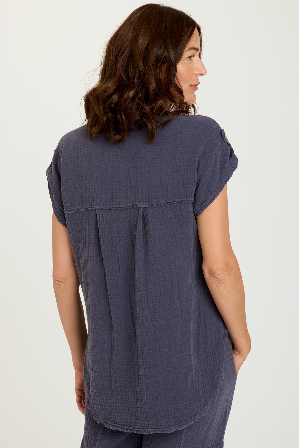 Naresha Hypnotic Pigment Tunic Top for Women - Boho Chic Flowy Blouse for Casual Wear, Beach Cover-Up & Summer Outfits