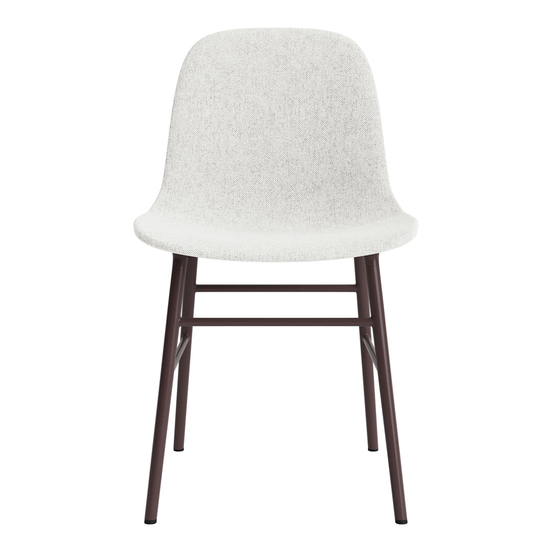 Modern Form Chair with Sturdy Metal Legs & Comfortable Upholstery - Perfect for Home Office, Living Room, or Dining Room Decor
