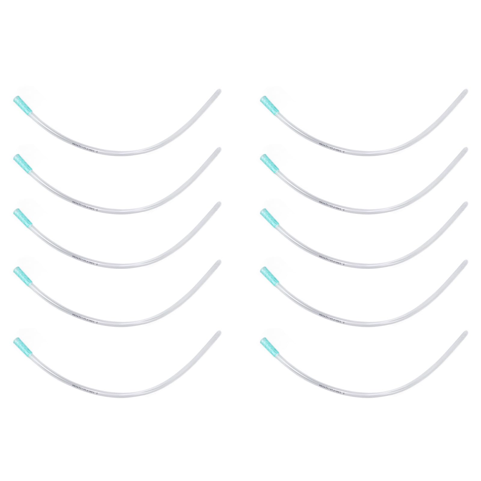 10-Piece PVC Inlet Hose Kit for Colon Cleansing & Irrigation - Disposable Toilet Accessories