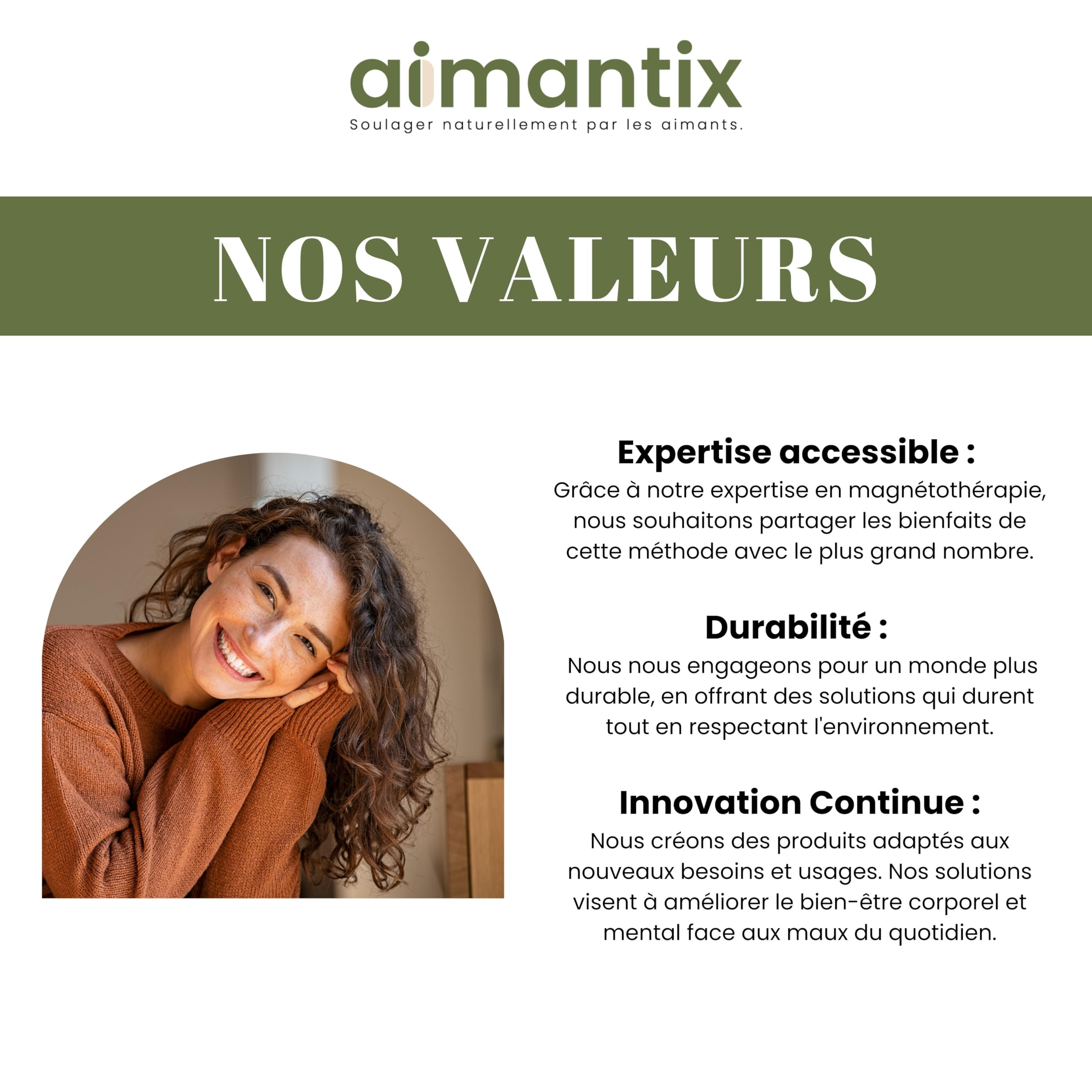 AIMANTIX - 2 Powerful Pain Relief Magnets for Natural Therapy - Magnetic Discs for Effective Joint & Muscle Pain Relief - Perfect for Back, Neck & Shoulder Pain at Home or Work