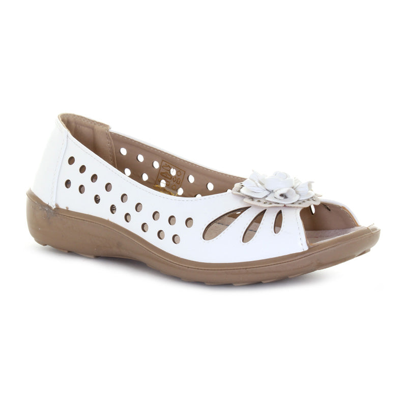 Women's Rose Peep Toe Pumps - Elegant High Heel Sandals for Weddings, Parties & Date Nights | Comfortable & Stylish Open-Toe Shoes for Women