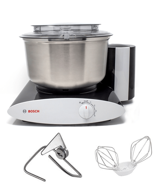 Bosch Universal Plus MUM6N10UG Stand Mixer - 800W Powerful Motor, 6.5L Bowl, 12 Speed Settings - Perfect for Baking, Dough Kneading & Whipping - Free Shipping