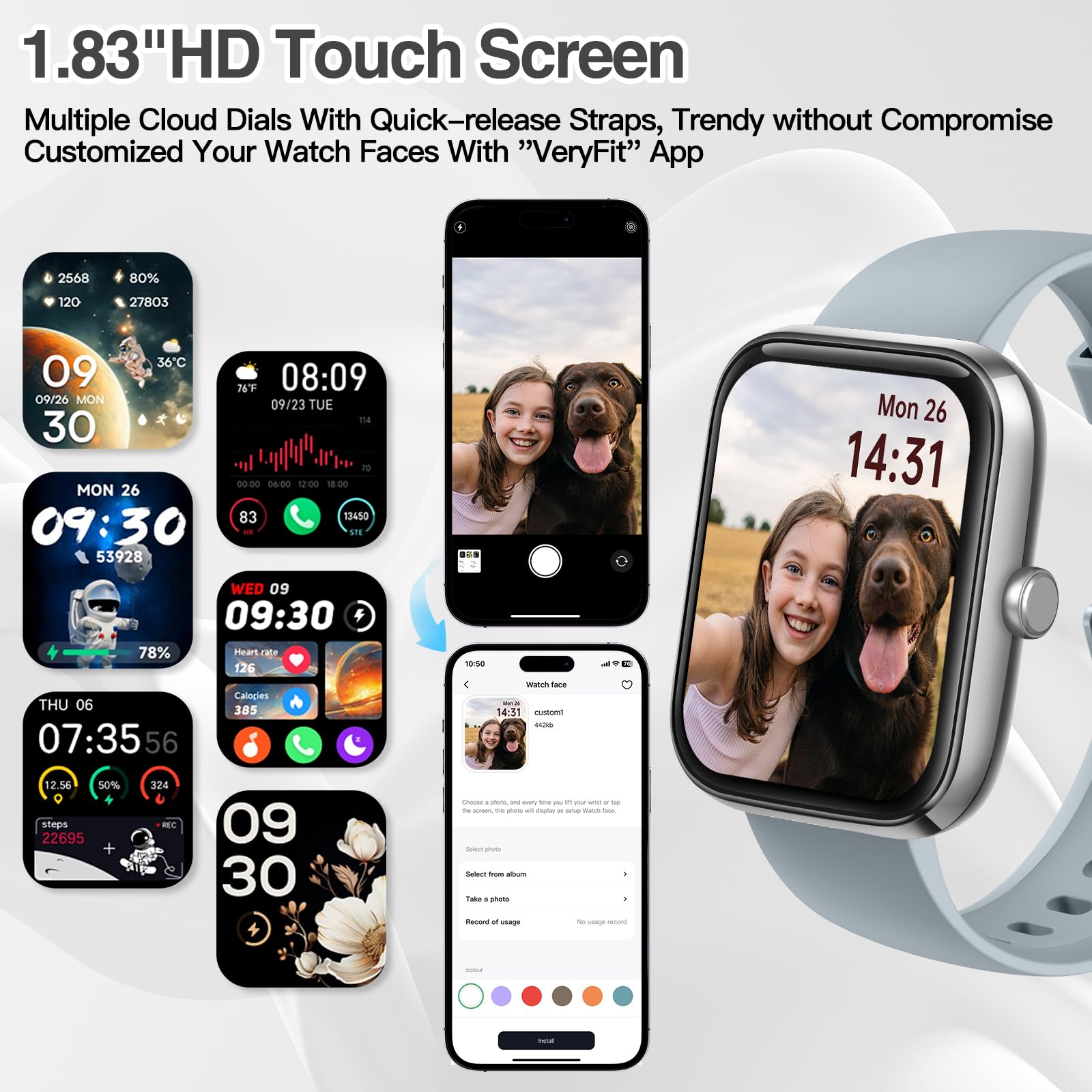 Konitee IDW25 Smartwatch 1.83