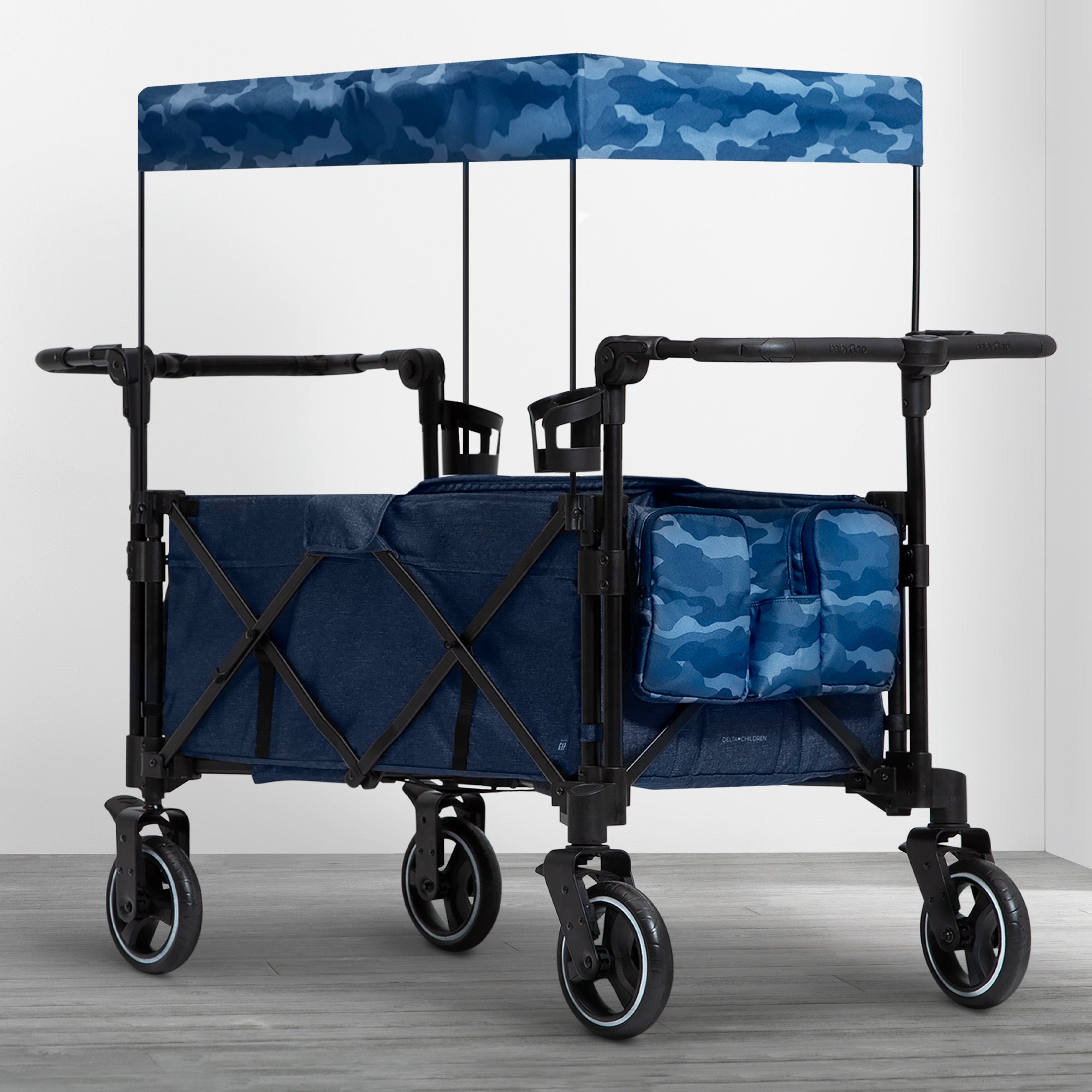BabyGap Explorer Deluxe Stroller Wagon - All-Terrain 4-Wheel Stroller Wagon for Toddlers & Kids | Perfect for Beach, Park, Zoo & Family Outings