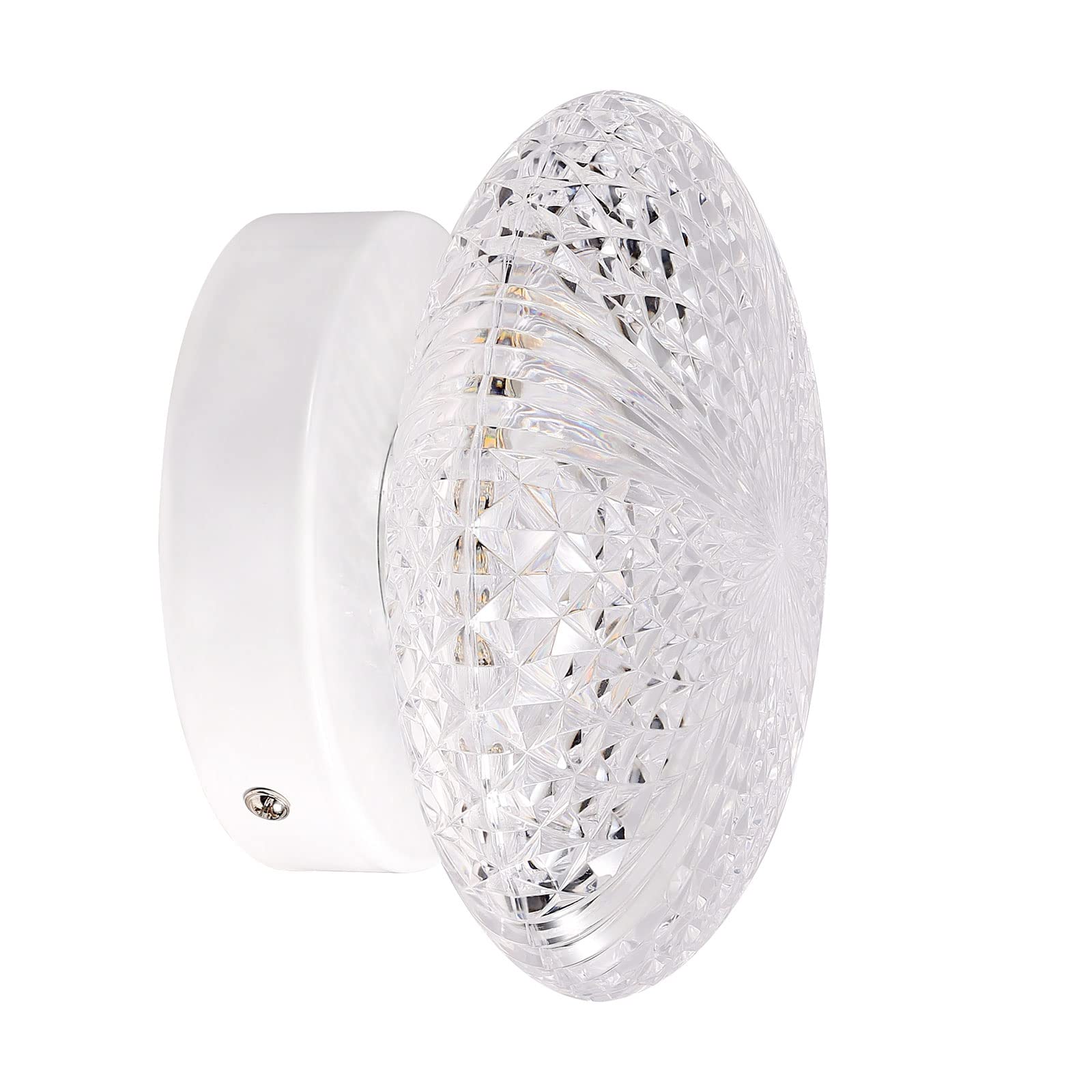 Modern Crystal Wall Sconce - 3000K Acrylic Lamp for Bedroom & Living Room