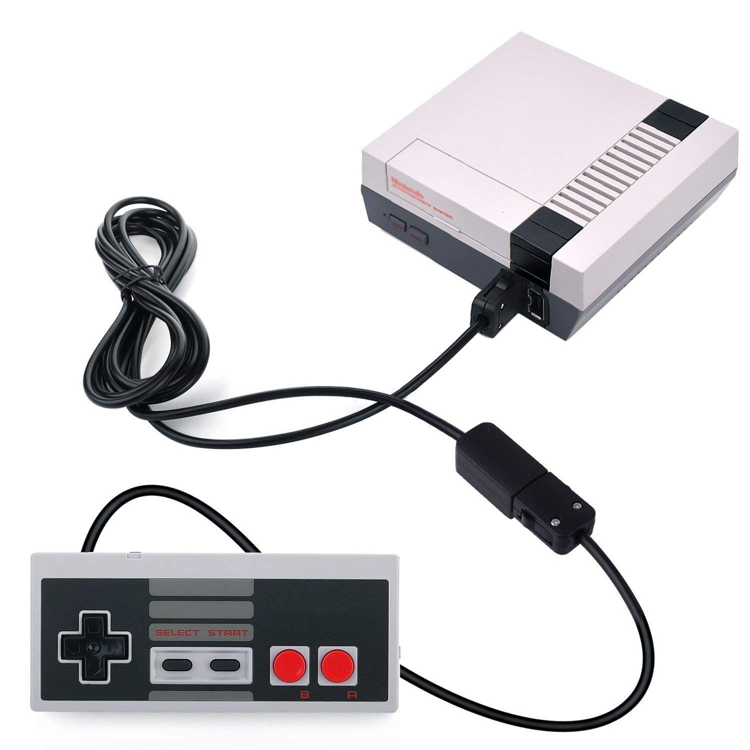 2-Pack 10Ft SNES Classic Controller Extension Cable for Super Nintendo & NES Classic Edition, Mini Versions (2016/2017) & Wii U - Perfect for Gaming Setups & Multiplayer Sessions