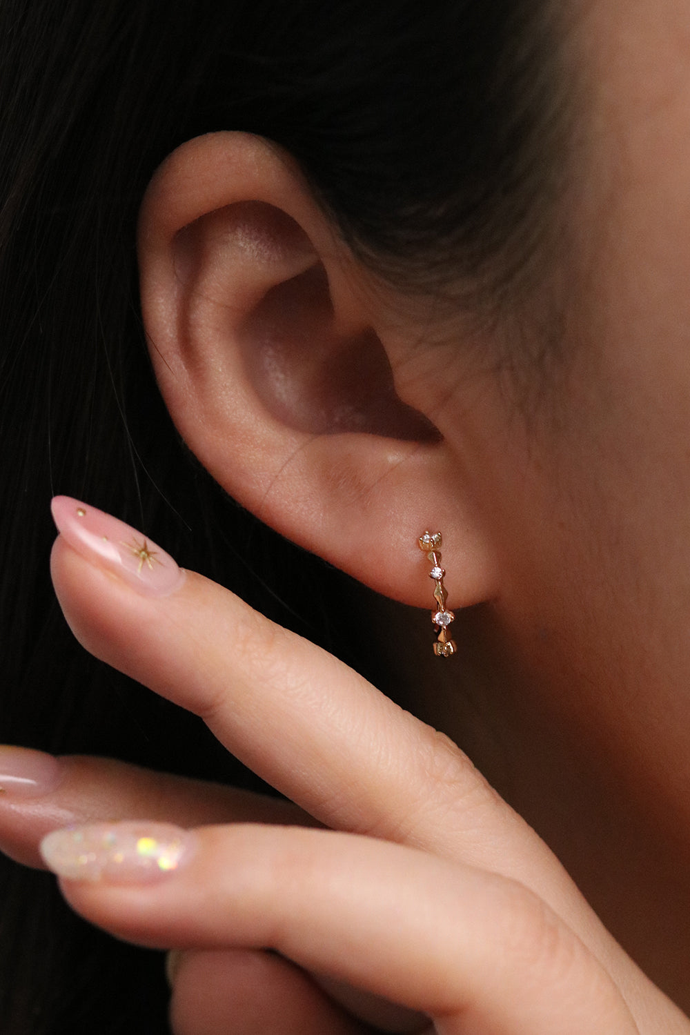 Cubic Hoop Earrings for Women - Trendy Geometric Jewelry for Everyday Wear & Special Occasions