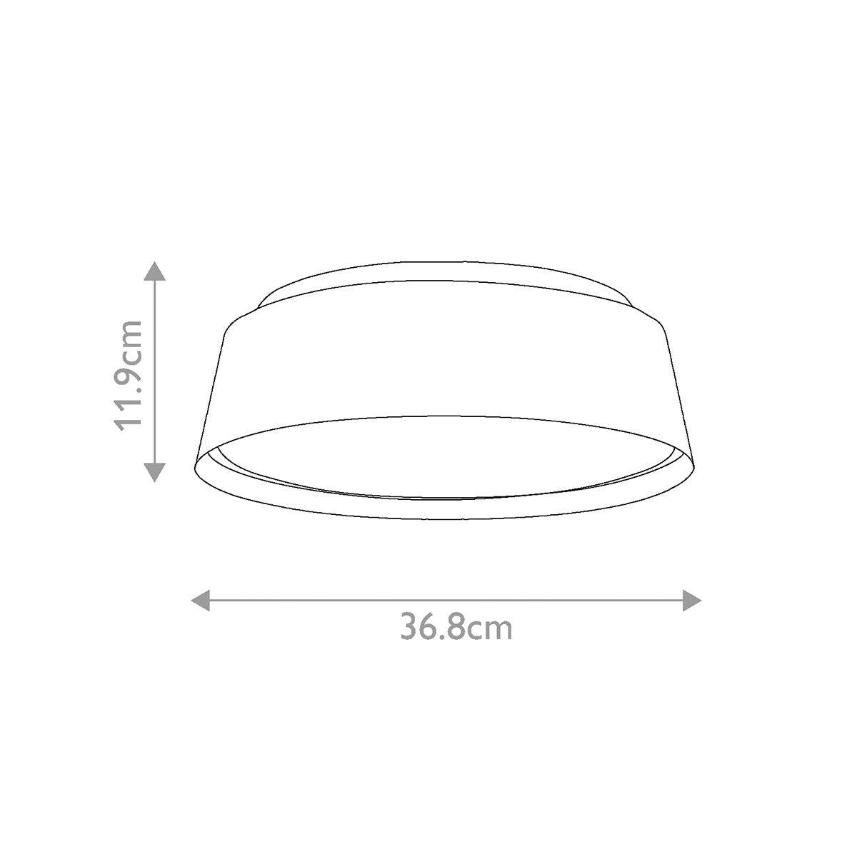 Asher 3-Light Flush Mount Ceiling Light Fixture - Modern LED Lighting for Bedroom, Kitchen & Hallway - Energy Efficient & Easy Installation
