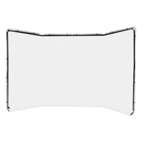 White Smooth Wrinkle-Resistant Studio Backdrop 4x2.4m - Perfect for Photography, Videography, and Content Creation