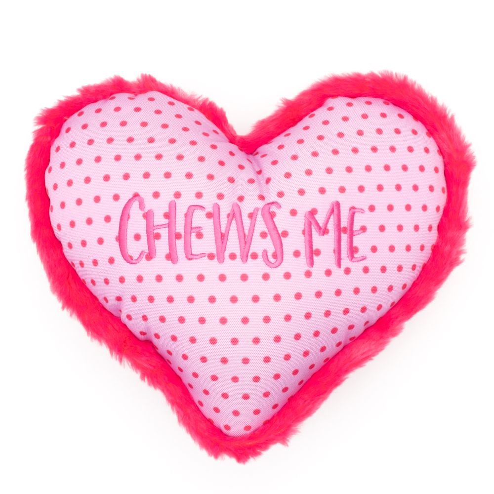 Chews Me Heart Toy - Durable Dog Chew Toy for Aggressive Chewers, Puppy Teething, and Anxiety Relief - Perfect for Small, Medium, Large Dogs - Heart-Shaped Pet Toy for Playtime, Training, and Stress Relief