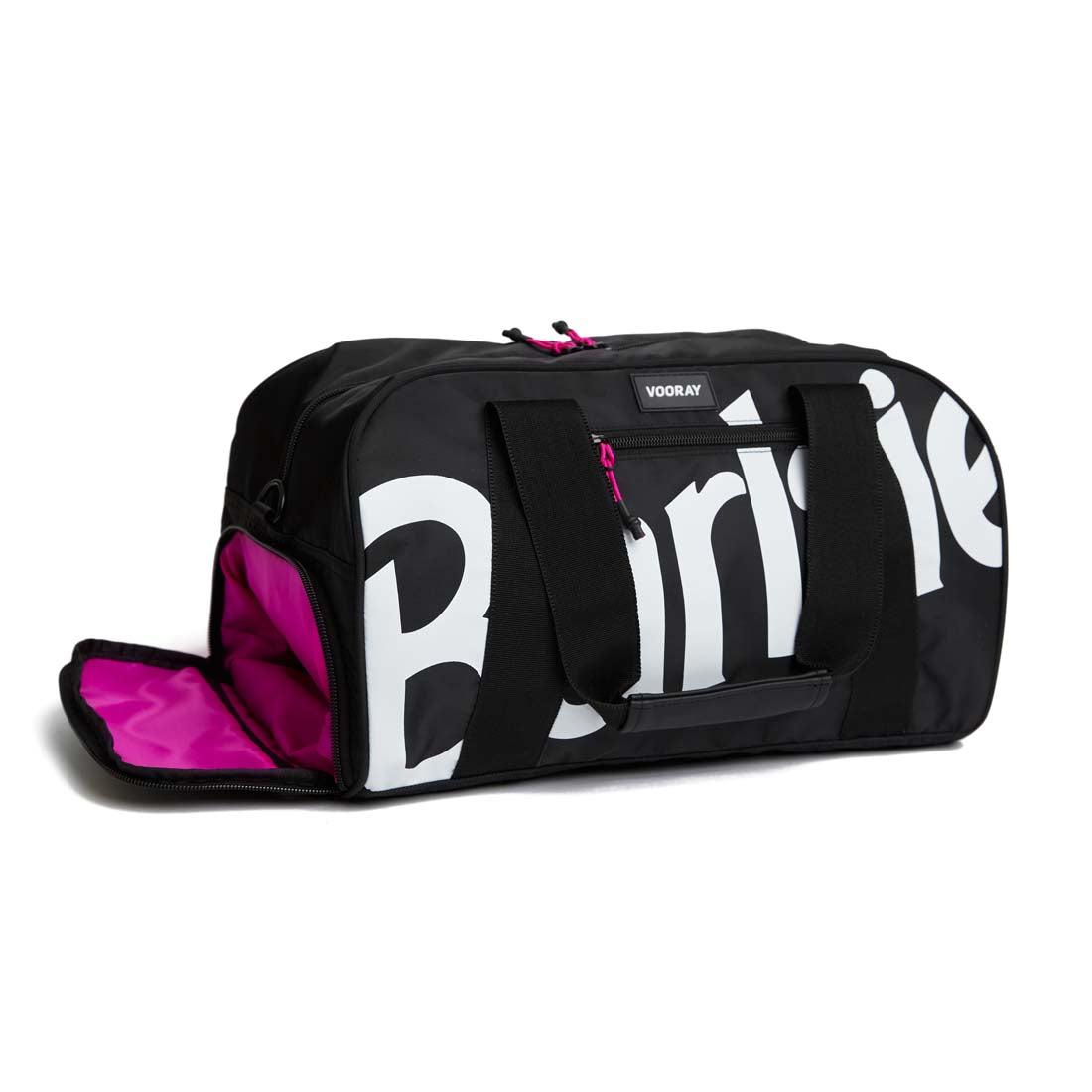 Vooray Burner Gym Duffel Bag - Stylish & Durable Workout Tote for Women - Perfect for Gym, Yoga, Travel & Sports (Barbie Pink)