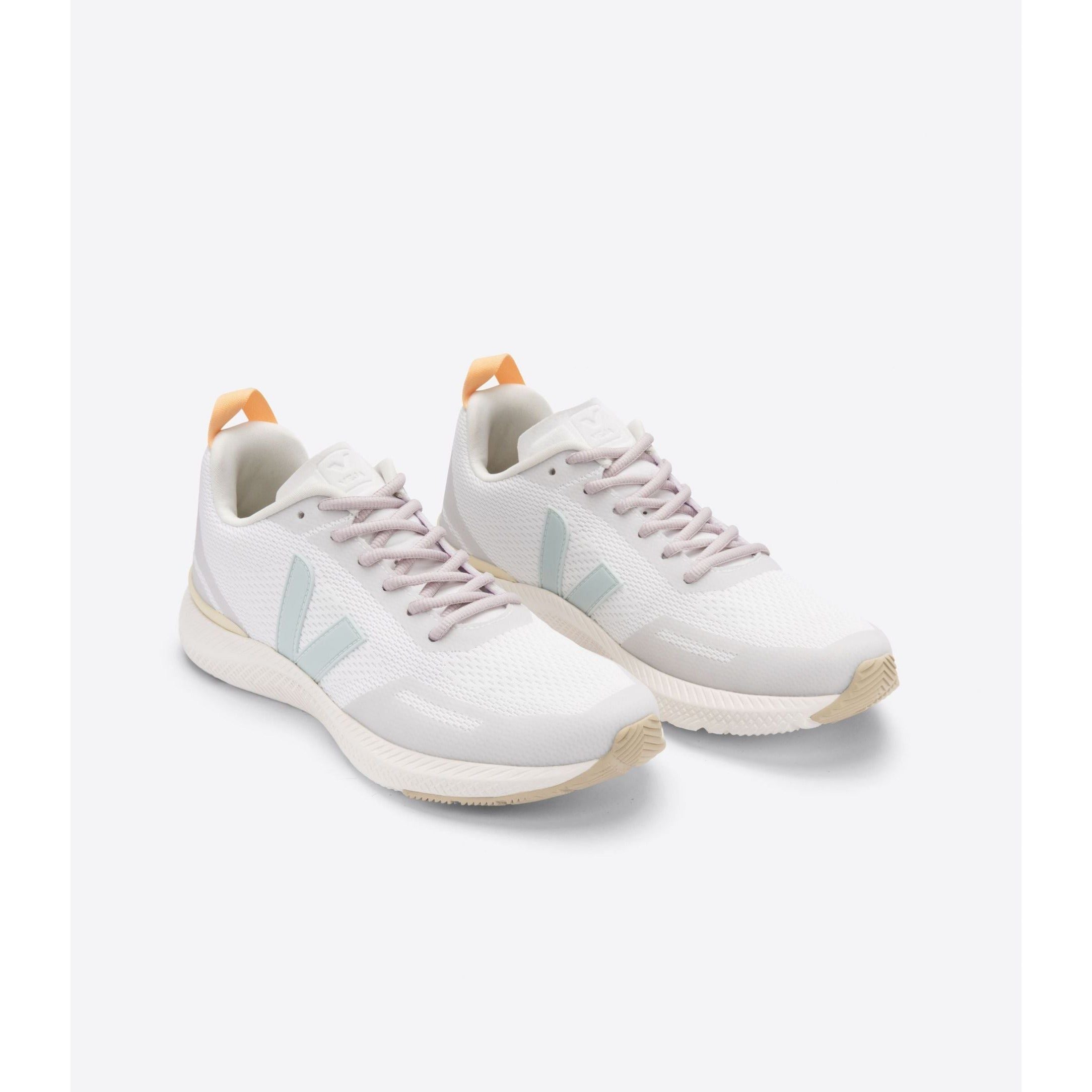 Veja Women's Impala Engineered Mesh Sneakers - White Eggshell Menthol Vegan Leather Shoes | Eco-Friendly Casual & Running Sneakers for Women | Perfect for Workouts, Travel & Everyday Wear