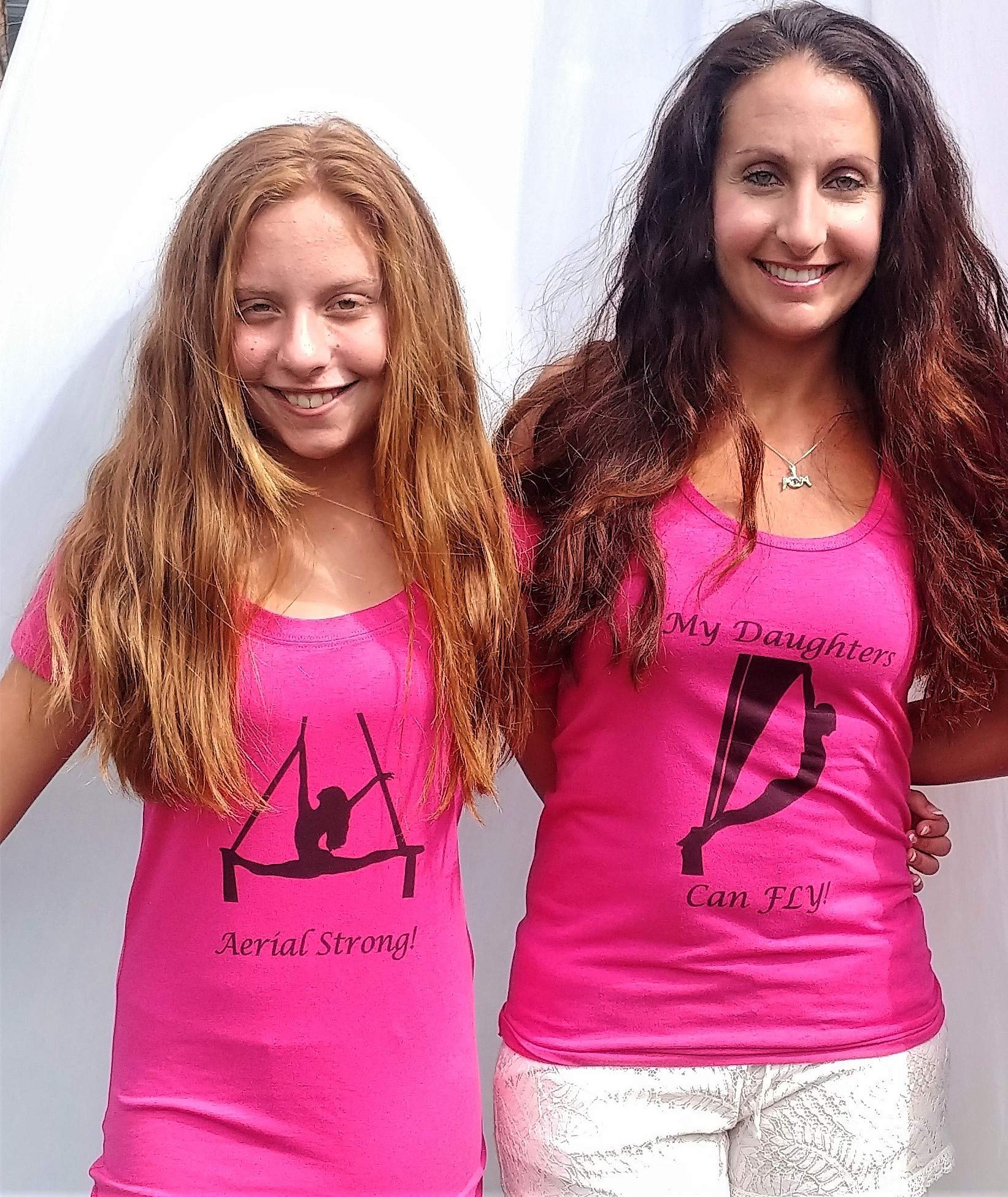 Aerial Silks T-Shirt - Aerial Strong! - Perfect for Aerial Yoga, Circus Training & Fitness Enthusiasts