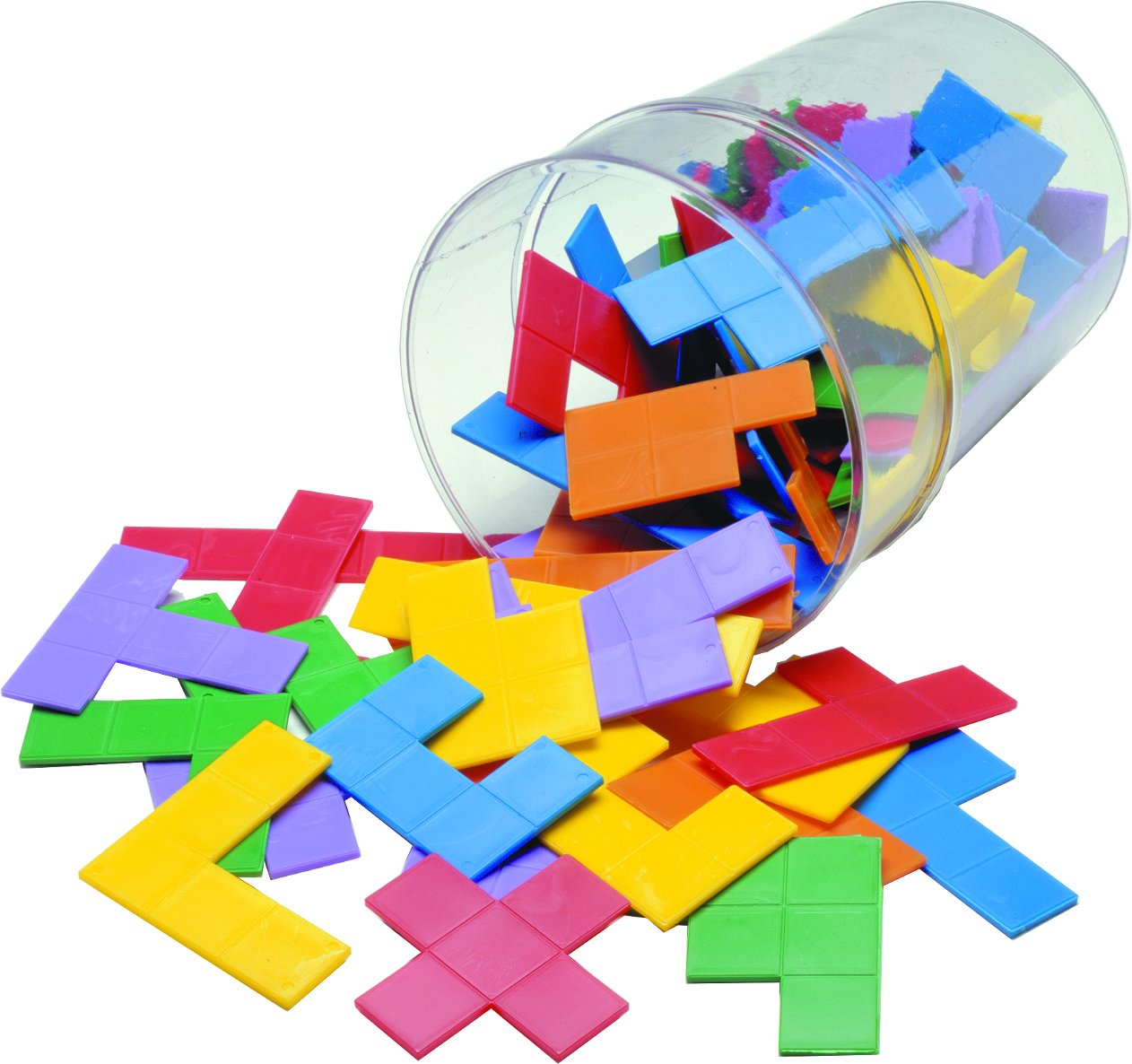 Learning Advantage Pentominoes Set of 6 - Math Learning Games for Kids Classroom