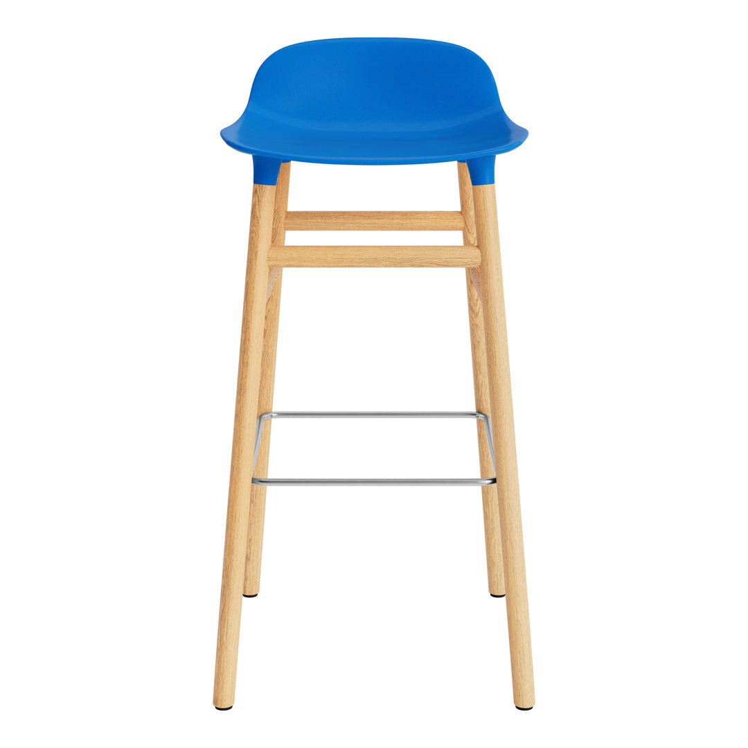 Modern Wooden Bar Stool with Sturdy Wood Legs - Counter Height Kitchen & Pub Stool for Home, Restaurant & Bar Use