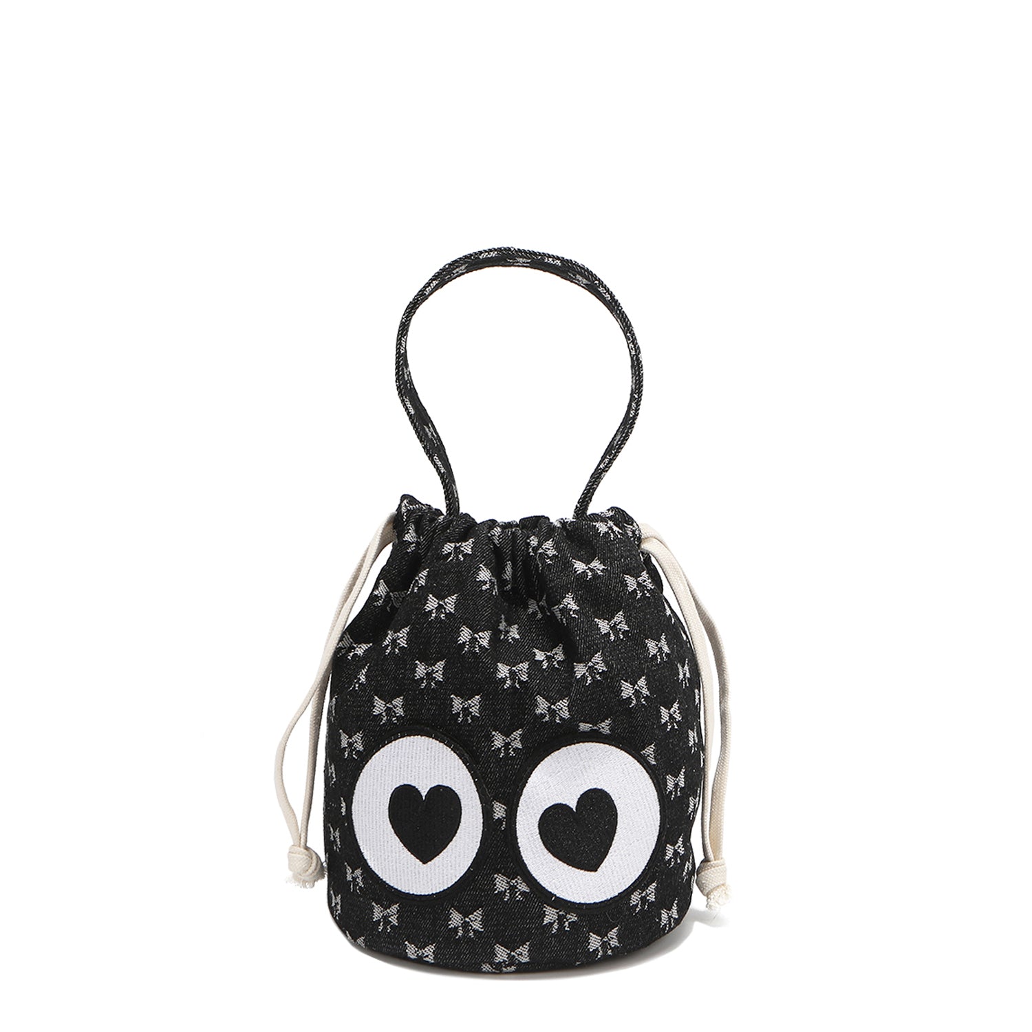 NODU NADU EYE LOVE YOU BAG - Stylish Canvas Tote Bag with Unique Print - Perfect for Shopping, Beach, Work & Everyday Use