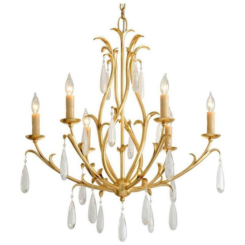 Elegant Prosecco Crystal Chandelier - Modern Dining Room Lighting Fixture for Home Decor & Wedding Events