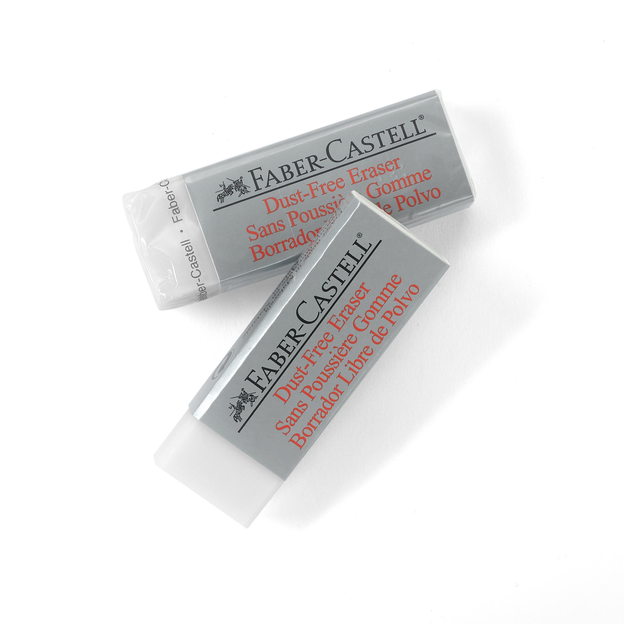Dust Free Vinyl Art Eraser - White (2 Pack) - Perfect for Sketching, Drawing & Professional Artwork Cleanup