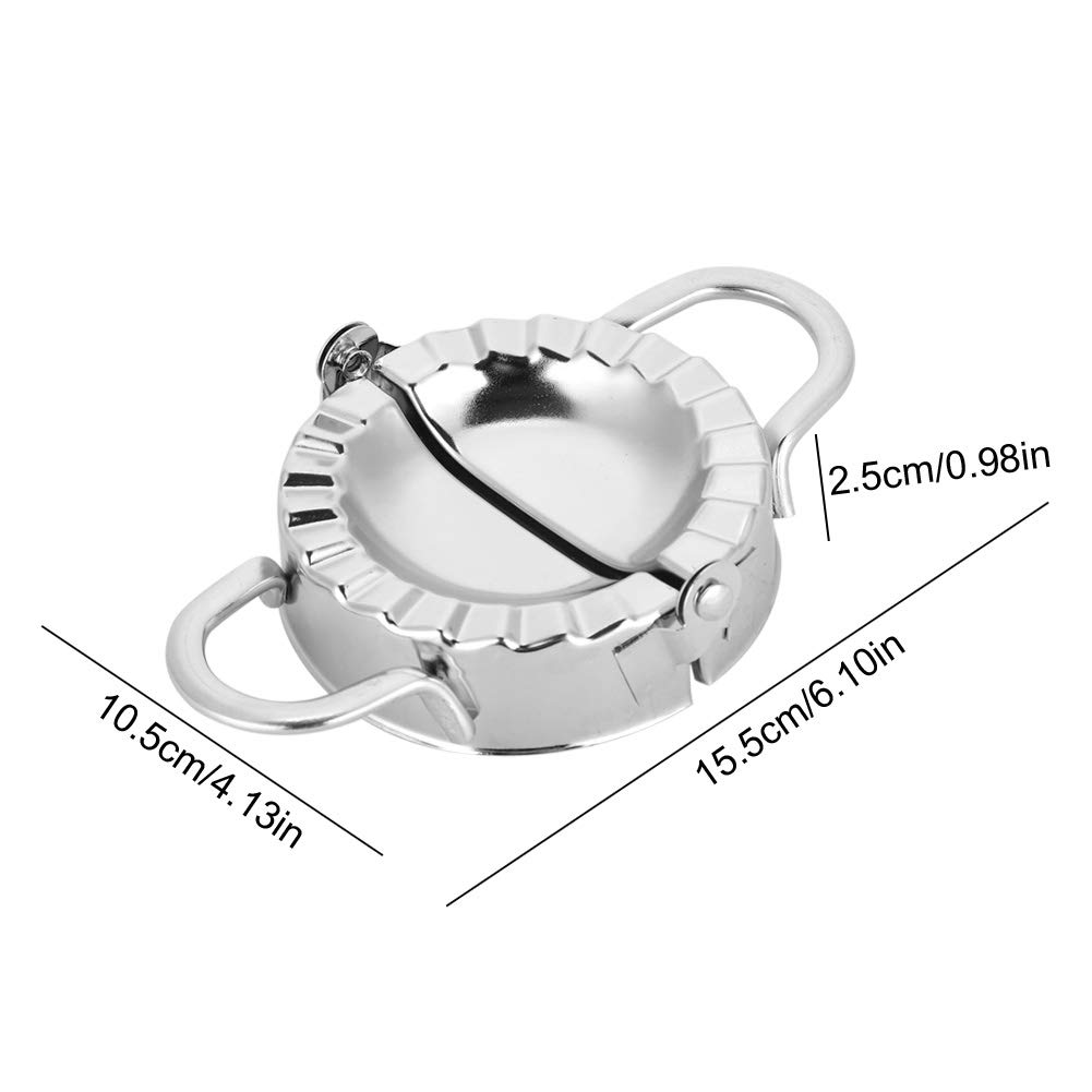 Stainless Steel Dumpling Maker - Manual Dumpling Press Tool for Homemade Dumplings, Large Size | Perfect for Asian Cuisine, Family Cooking & DIY Dumpling Parties