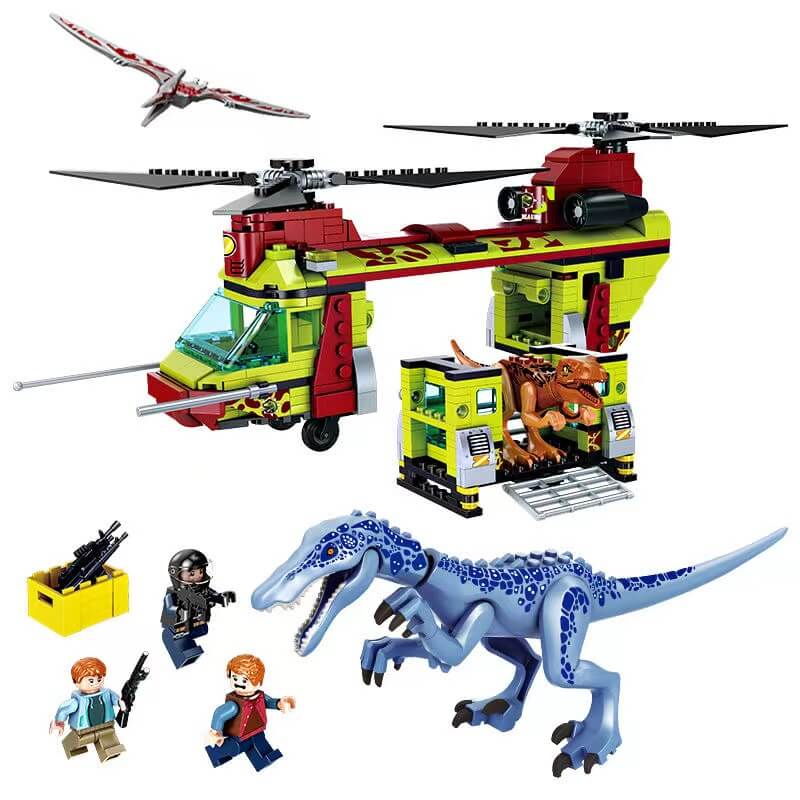Forange BLOCK FC3722 Dinosaurs Alive Rescue Baryonyx Building Blocks Set - 585pcs STEM Educational Toy for Kids, Dinosaur Lovers & Collectors | Perfect for Creative Play, Birthday Gifts & Classroom Learning Activities