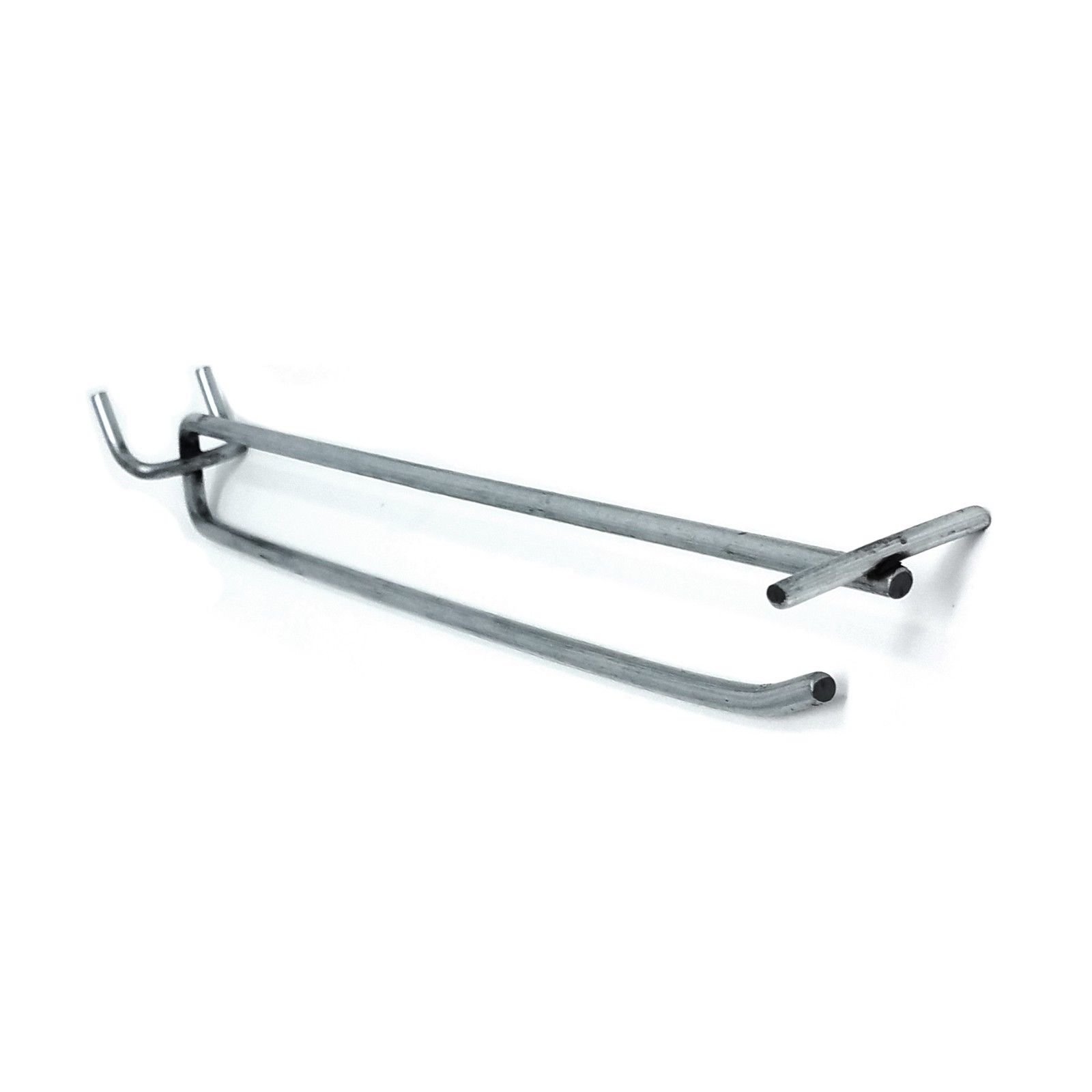 50 Pack Zinc Pegboard Scanner Hooks with 2