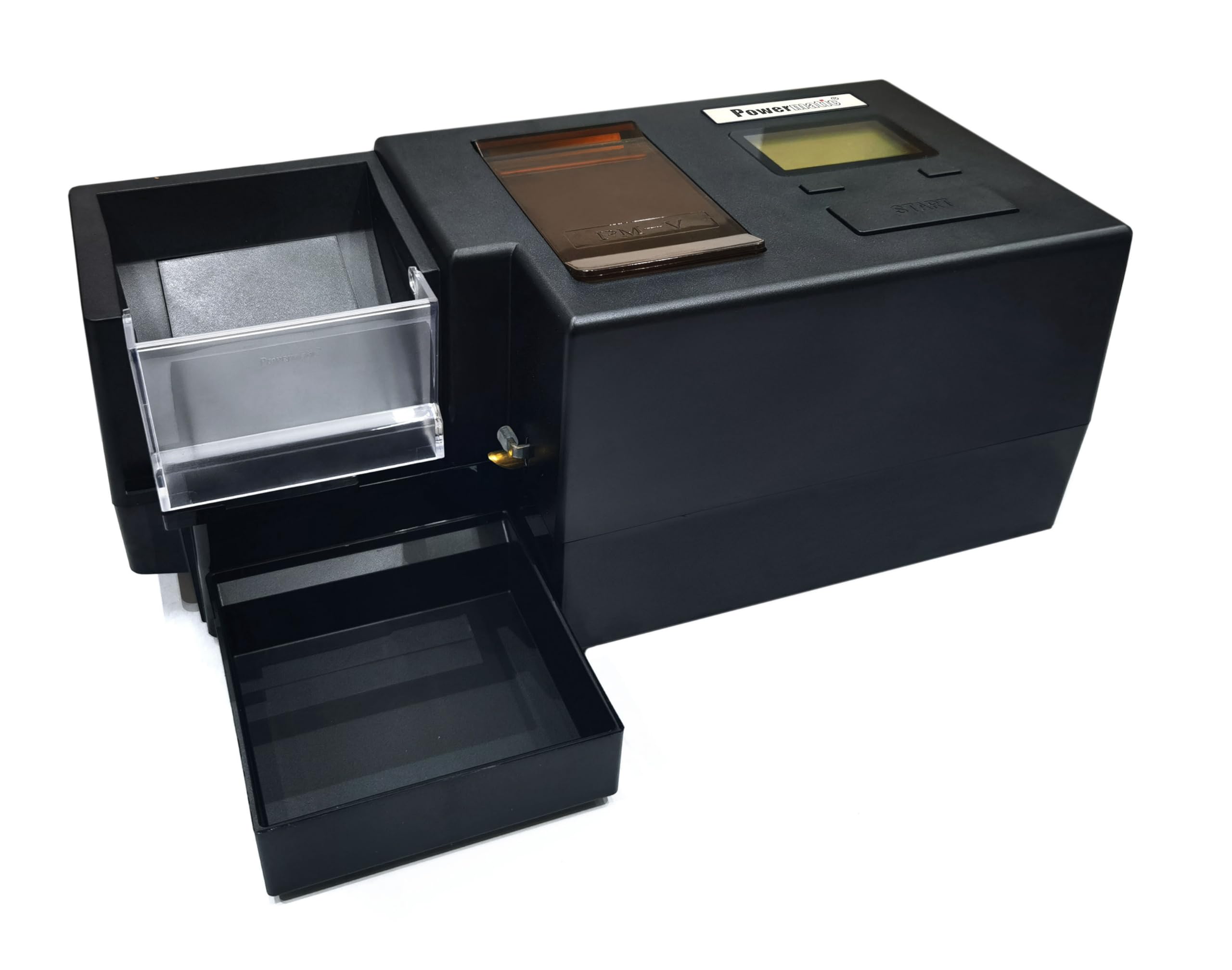 Powermatic V+ Electric Cigarette Injector Machine with Tobacco Hopper & Automatic Tube Loading - Perfect for Home Cigarette Rolling & Bulk Tobacco Packing