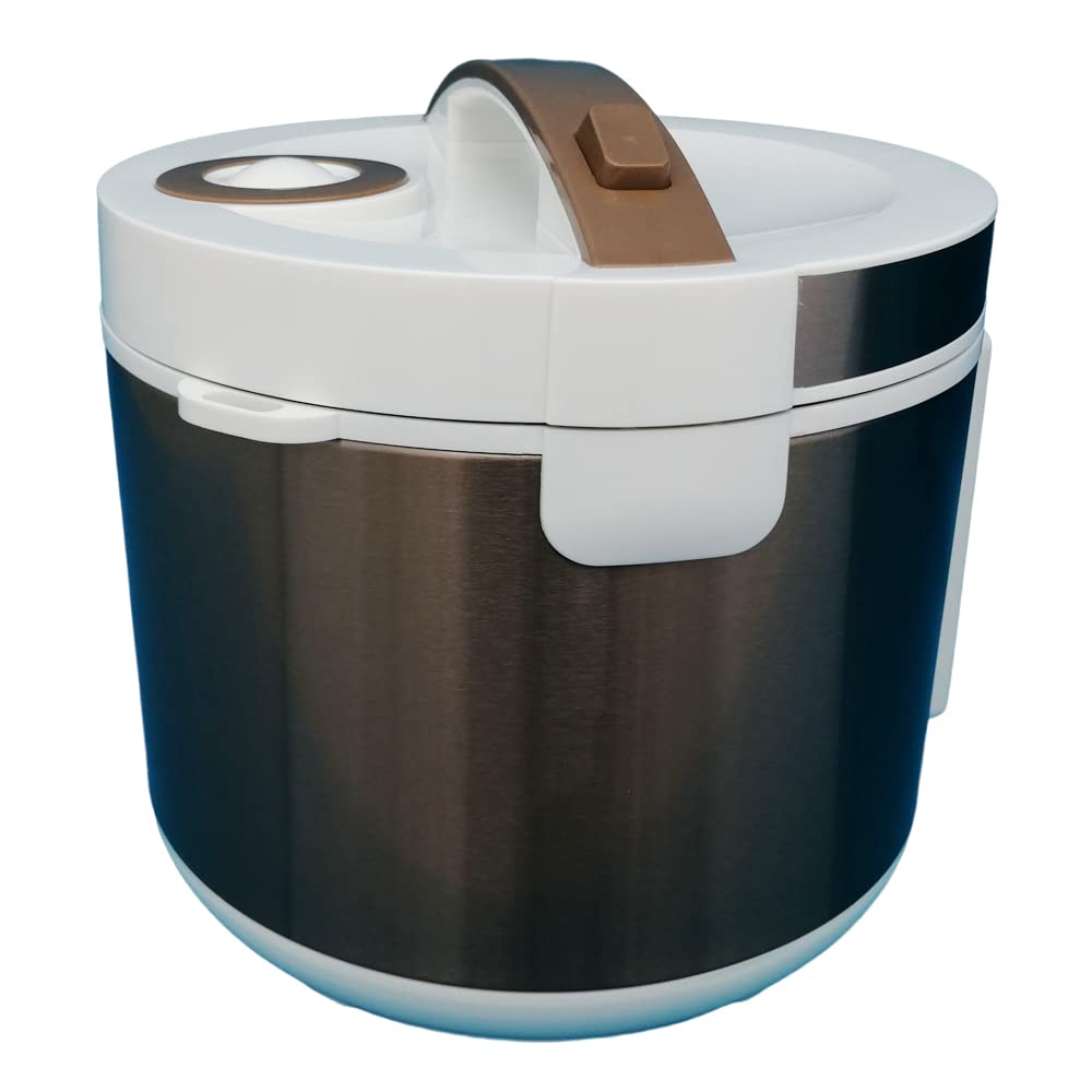 INTSUPERMAI 110V Multi-Functional Fermentation Pot with Thickened Inner Liner - Automatic Smart Fermenter for Black Garlic, Yogurt, Natto, Sweet Rice Wine (5L) - Perfect for Home Brewing, Probiotic Foods & DIY Fermentation Projects
