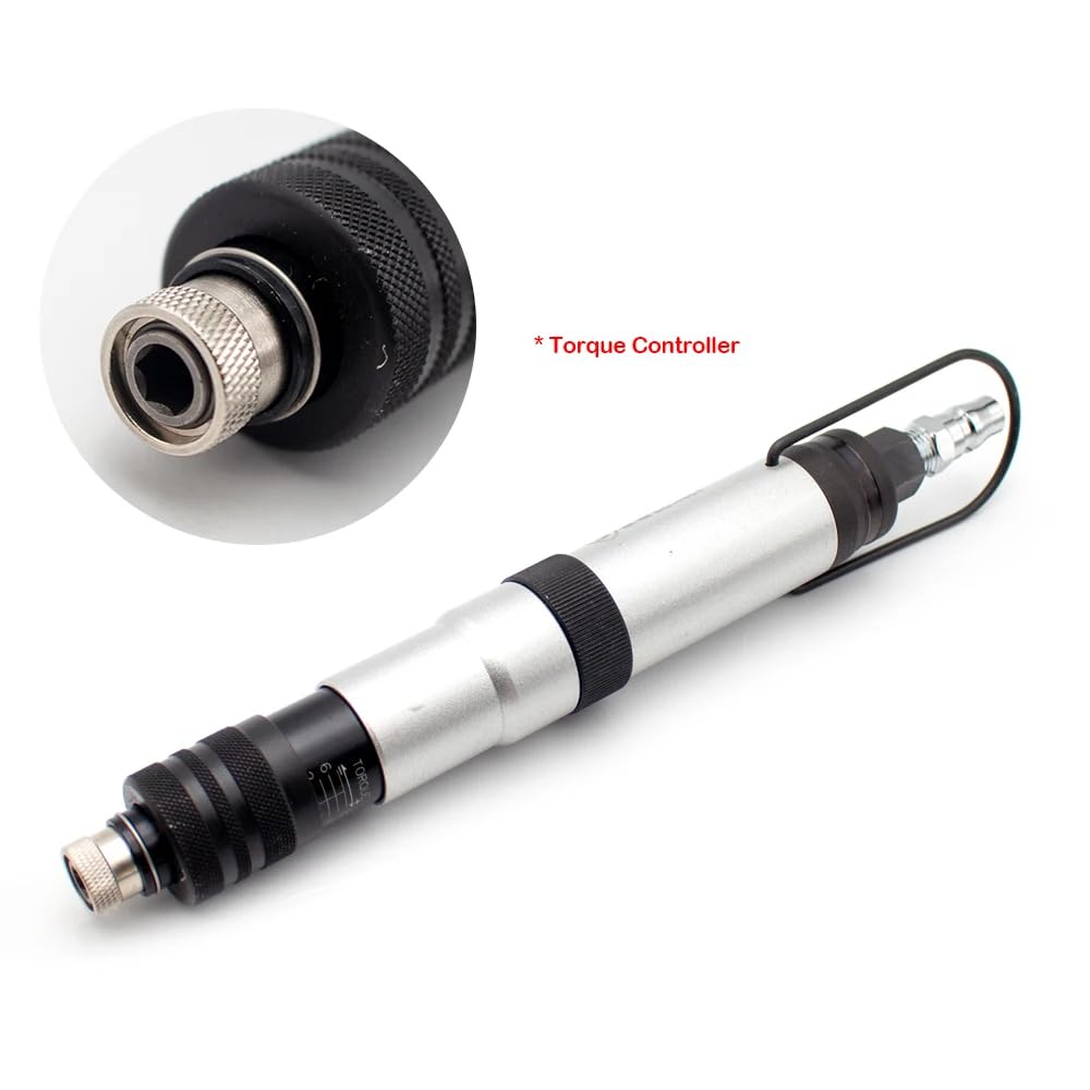 Automatic Clutch Type Pneumatic Screwdriver - Preset Torque Air Screw Driver 1200 RPM for Industrial Assembly & DIY Projects