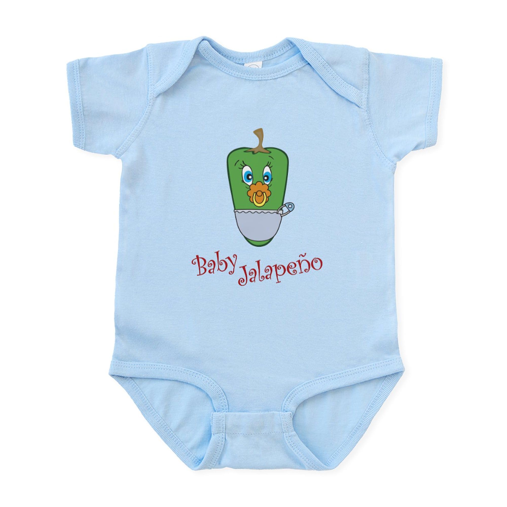 CafePress Baby Jalapeno Infant Bodysuit - Cute Organic Cotton Baby Romper for Boys & Girls - Perfect for Playdates, Photo Shoots & Everyday Wear