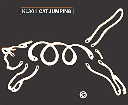 Funny Cat Jumping Window Decal Sticker - Cute Pet Decor for Home, Office & Car Windows - Perfect for Animal Lovers & Gift Giving