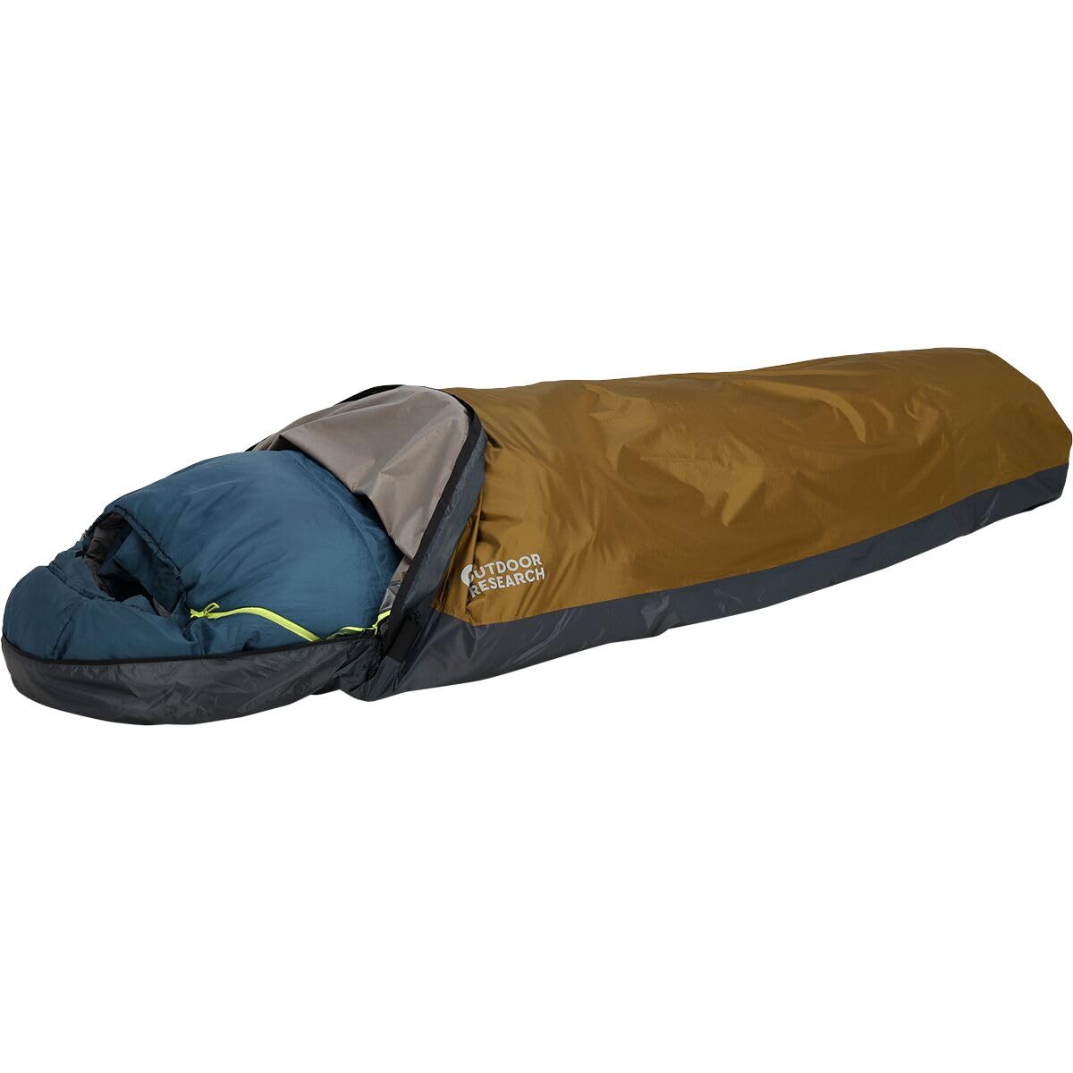 Outdoor Research Helium Bivy - Ultralight Waterproof Bivy Sack for Backpacking, Camping & Emergency Survival Gear | Compact Shelter for Hikers & Mountaineers