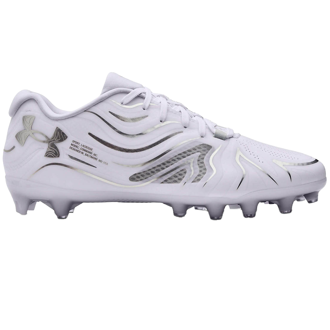 Command MC Lacrosse Cleat - Lightweight & Durable Lacrosse Shoes for Men & Women - Perfect for Turf, Grass & Indoor Play - Enhanced Traction & Comfort for Lacrosse Players