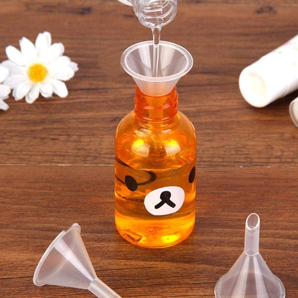 Small Plastic Funnels for Perfume Oil Filling - 40mm Diameter (2 Pack) - Perfect for Essential Oils, DIY Bottles & Small Container Refilling