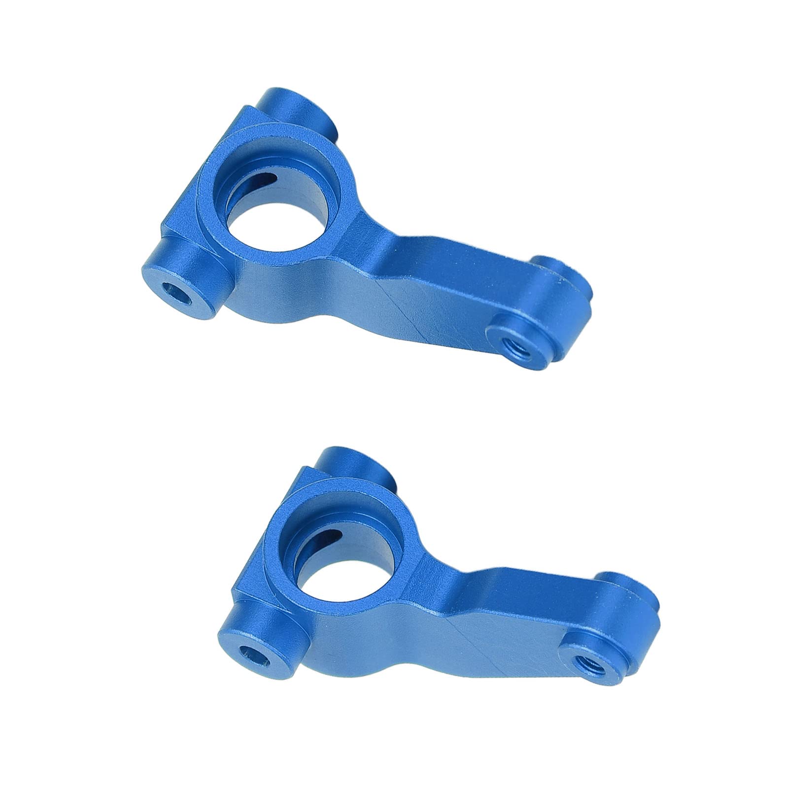 2pcs Aluminum Alloy RC Steering Cup Blocks for 1/10 RC Car - Durable Spare Parts Accessories (Blue) | Perfect for Off-Road Racing & RC Car Upgrades