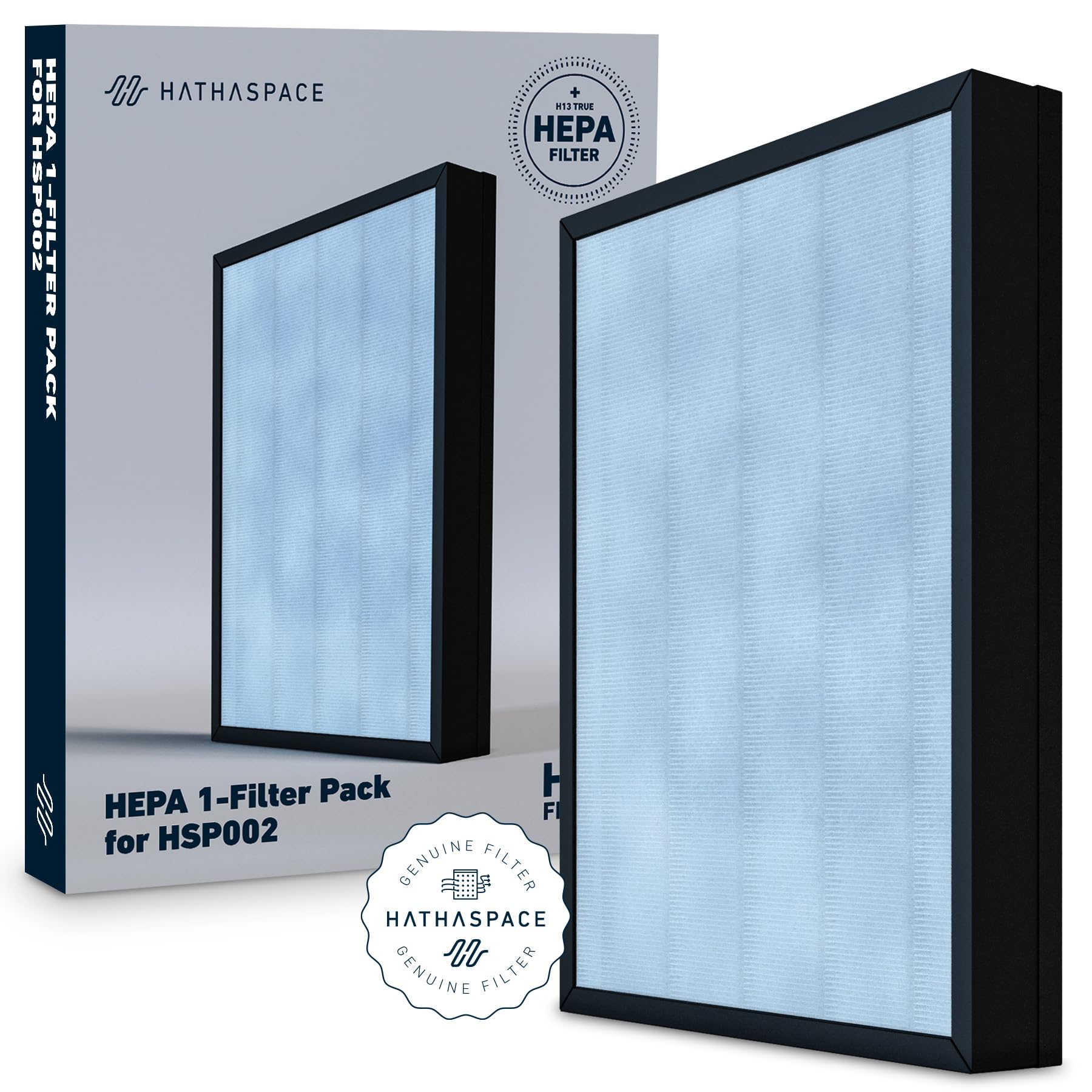 HSP002 HEPA Replacement Filter for Smart Air Purifiers - Compatible with HSP002 Model - Improves Indoor Air Quality for Home, Office, and Bedroom Use
