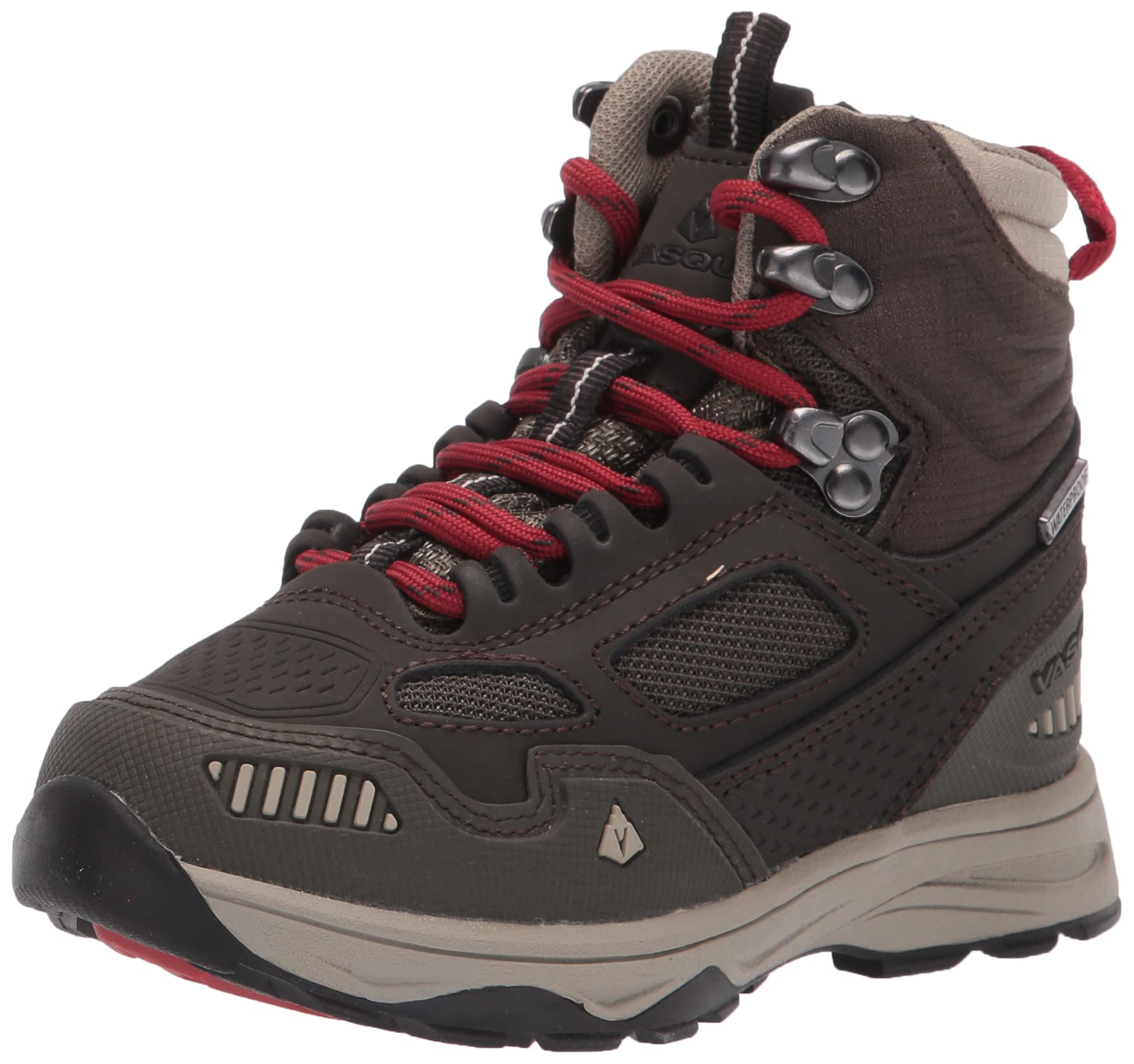 Vasque Kids Breeze Waterproof Hiking Boots - Lightweight & Durable Outdoor Shoes for Boys & Girls - Perfect for Trail Walking, Camping & Backpacking Adventures