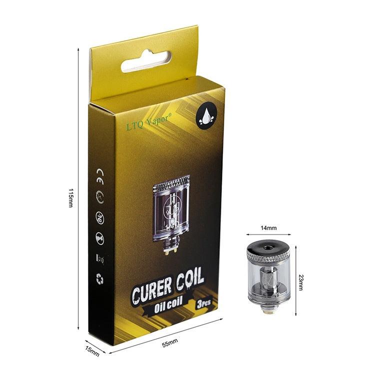 LTQ Curer Kit Replacement Coils - Compatible with Dry Herb, Concentrate, Wax & Oil - Perfect for Vaporizing & Dabbing at Home or On-the-Go