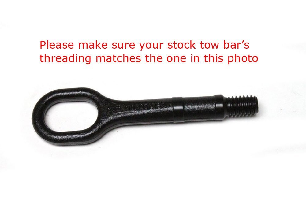VW EOS MK5 GTi Golf Audi TT License Plate Bracket - Heavy Duty Tow Hook Mounting Kit for Front Bumper, Durable Stainless Steel Car Accessory - Perfect for Car Shows, Off-Roading & Custom Vehicle Styling