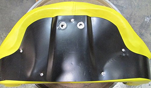 A&I Products 2-Piece Low Back Cushion Set with Steel Frame in Yellow - Replacement for John Deere Seats - Perfect for Tractors, Lawn Mowers & Outdoor Equipment
