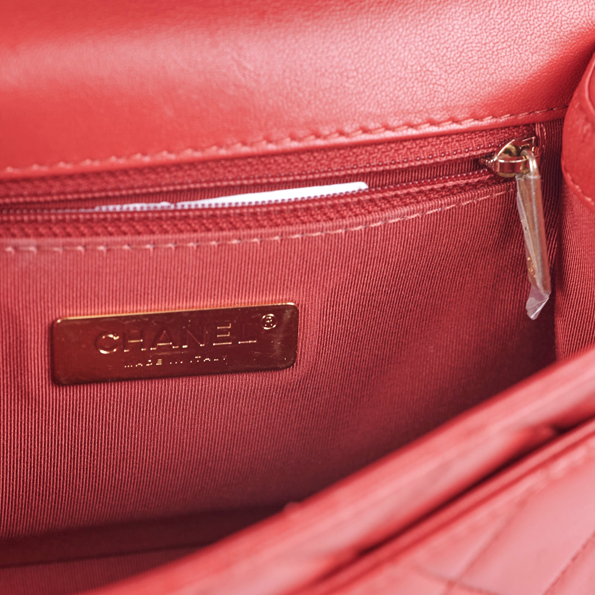 Chanel Seasonal Red Top Handle Bag - Luxury Designer Handbag for Women | Perfect for Parties, Weddings & Special Occasions