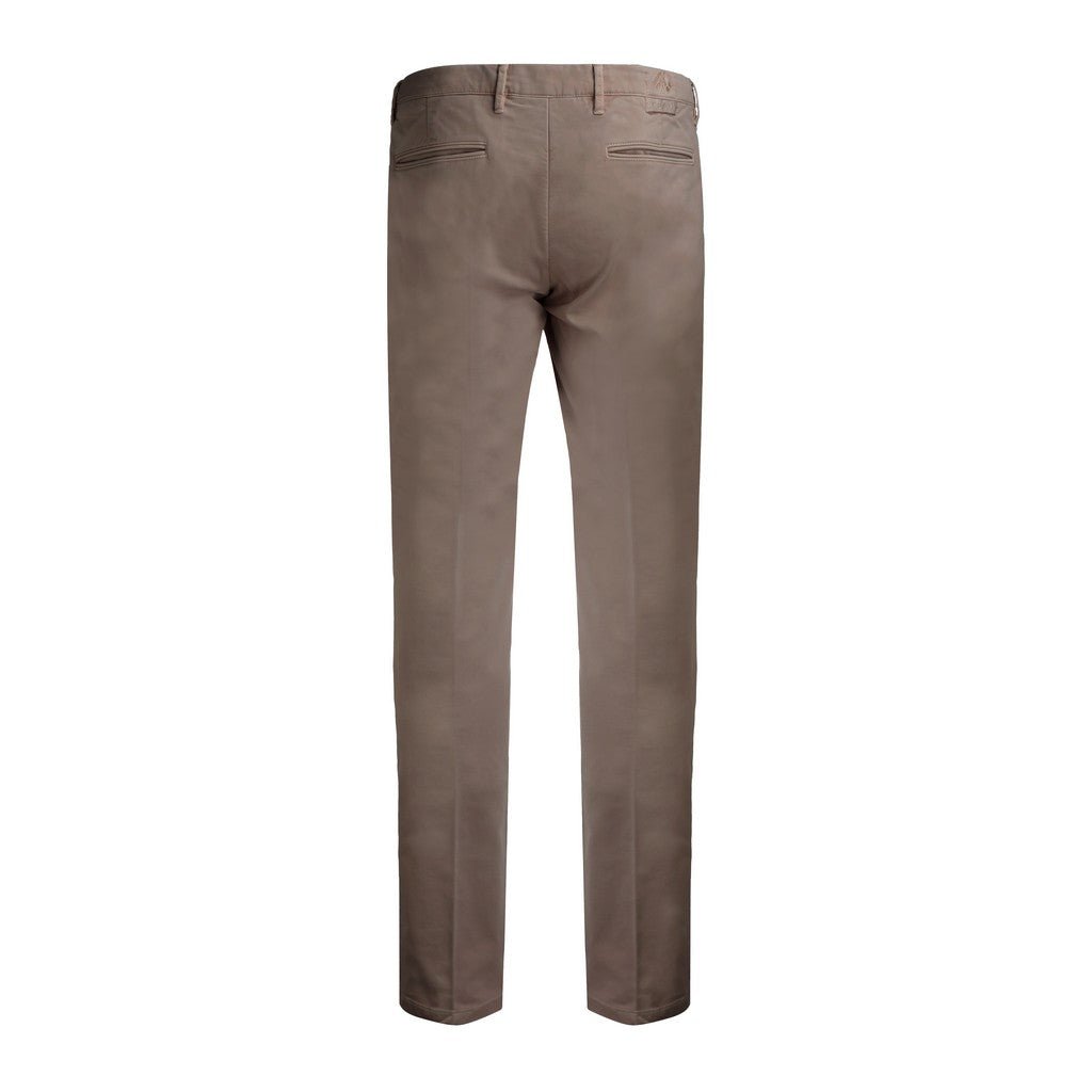 FRADI Men's Fleece Cotton Stretch Chinos Pants - Comfortable YUTA REG Fit Casual Trousers for Work, Travel & Everyday Wear