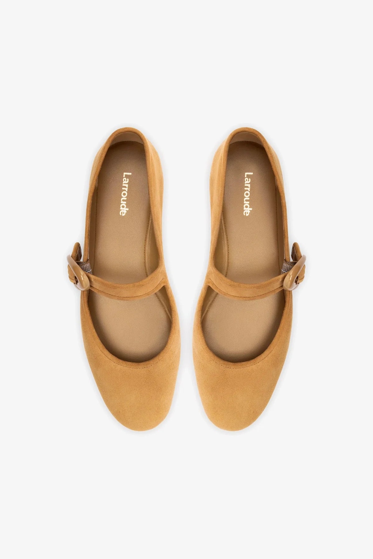 Verona Ballet Flat in Peanut Suede - Women's Comfortable Loafers for Work, Travel & Casual Outfits