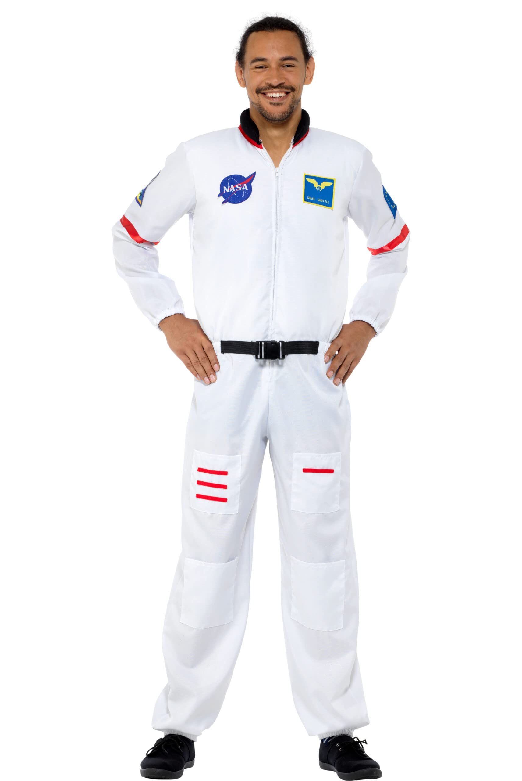 NASA Astronaut Costume for Men - Shuttle Commander Space Suit | Halloween, Cosplay & Themed Parties