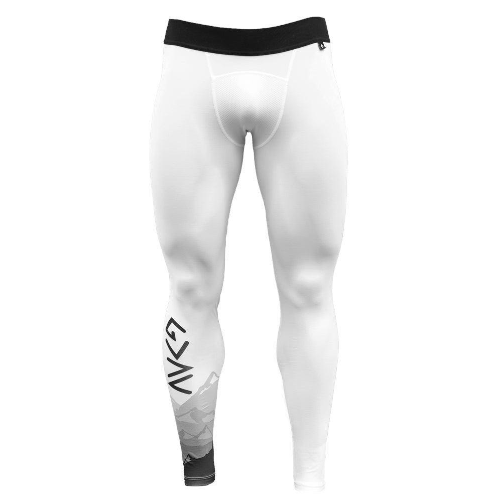 God Is Greater Than The Highs and Lows Compression Tights - High Performance Workout Leggings for Running, Yoga & Gym - Inspirational Fitness Apparel for Women & Men