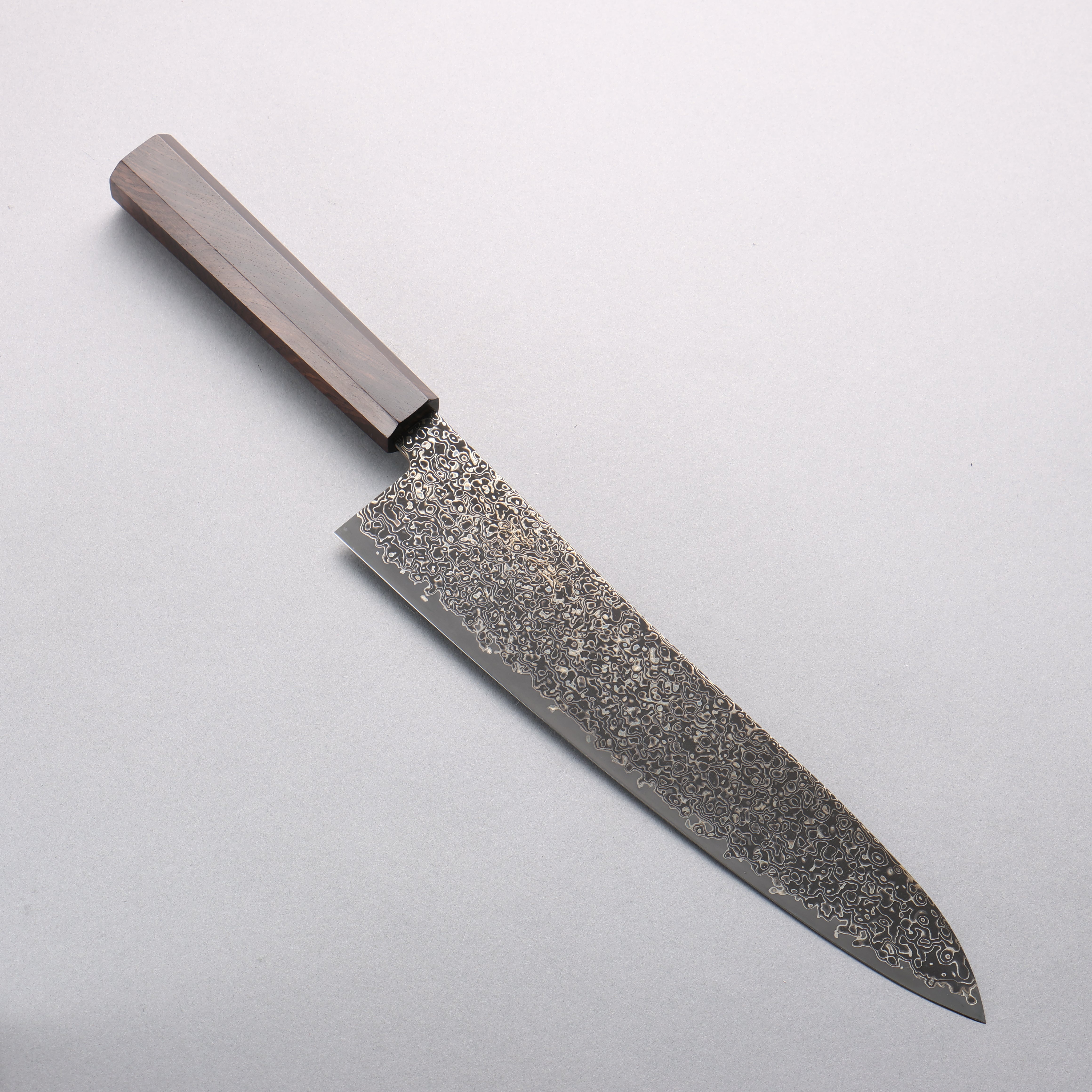 Premium Seisuke SG2 Black Damascus Gyuto Chef Knife 240mm - High Carbon Stainless Steel Blade with Ebony Wood Handle - Perfect for Sushi, Meat Slicing & Professional Cooking