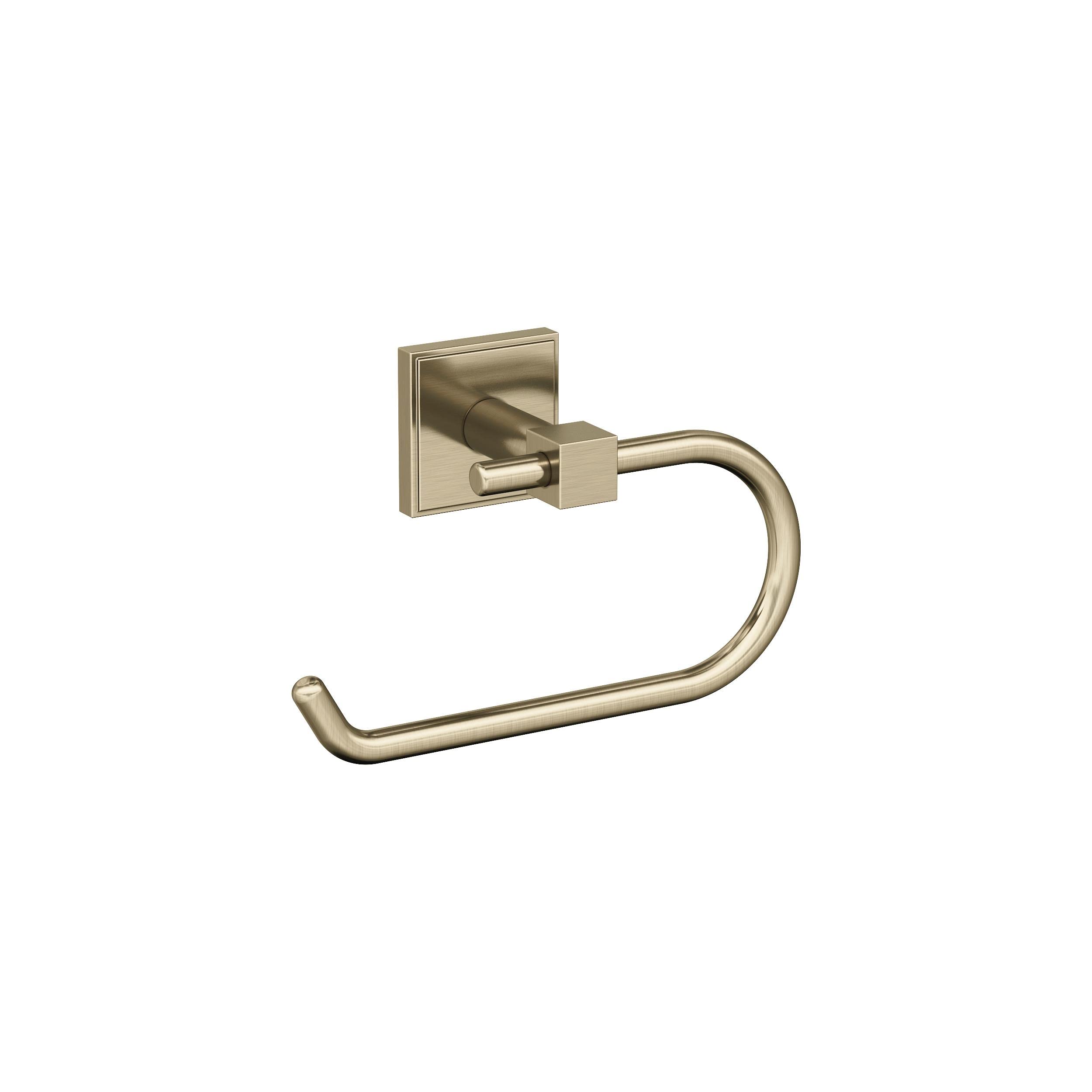 Amerock Golden Champagne Appoint 18-Inch Towel Bar Set - 4-Piece Bathroom Accessories for Modern Homes (Ideal for Bathrooms, Powder Rooms & Spa Retreats)
